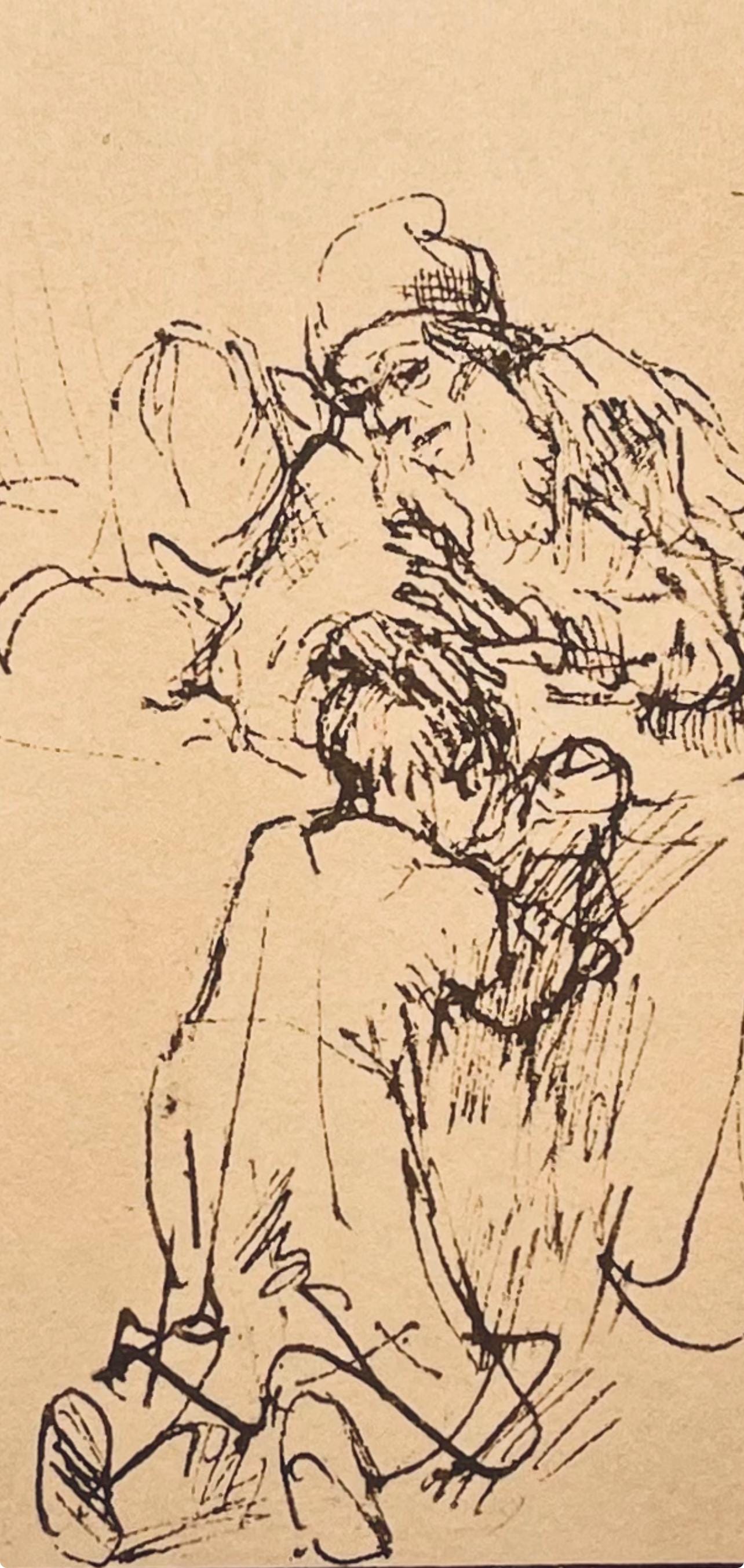 Rembrandt Van Rijn, Isaac Blessing Jacob, Drawings From The Bible, Collotype