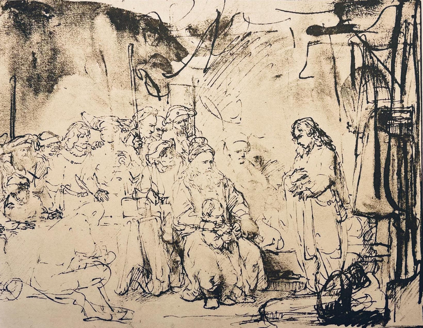 Rembrandt Van Rijn, Joseph Telling His Dream, Drawings From The Bible, Collotype