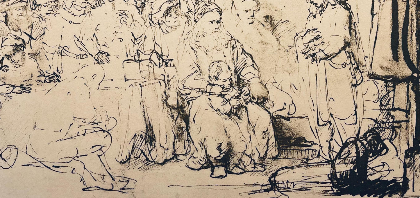 Rembrandt Van Rijn, Joseph Telling His Dream, Drawings From The Bible, Collotype
