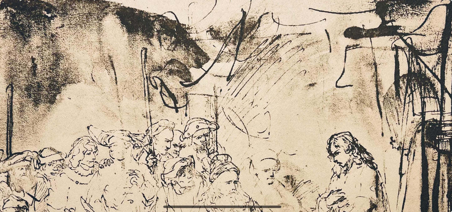 Rembrandt Van Rijn, Joseph Telling His Dream, Drawings From The Bible, Collotype