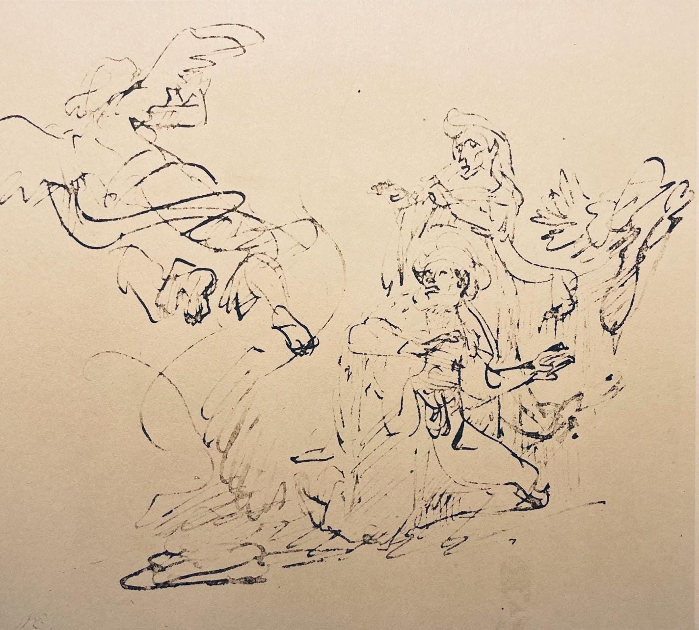 Rembrandt Van Rijn, The Sacrifice Of Manoah, Collotype