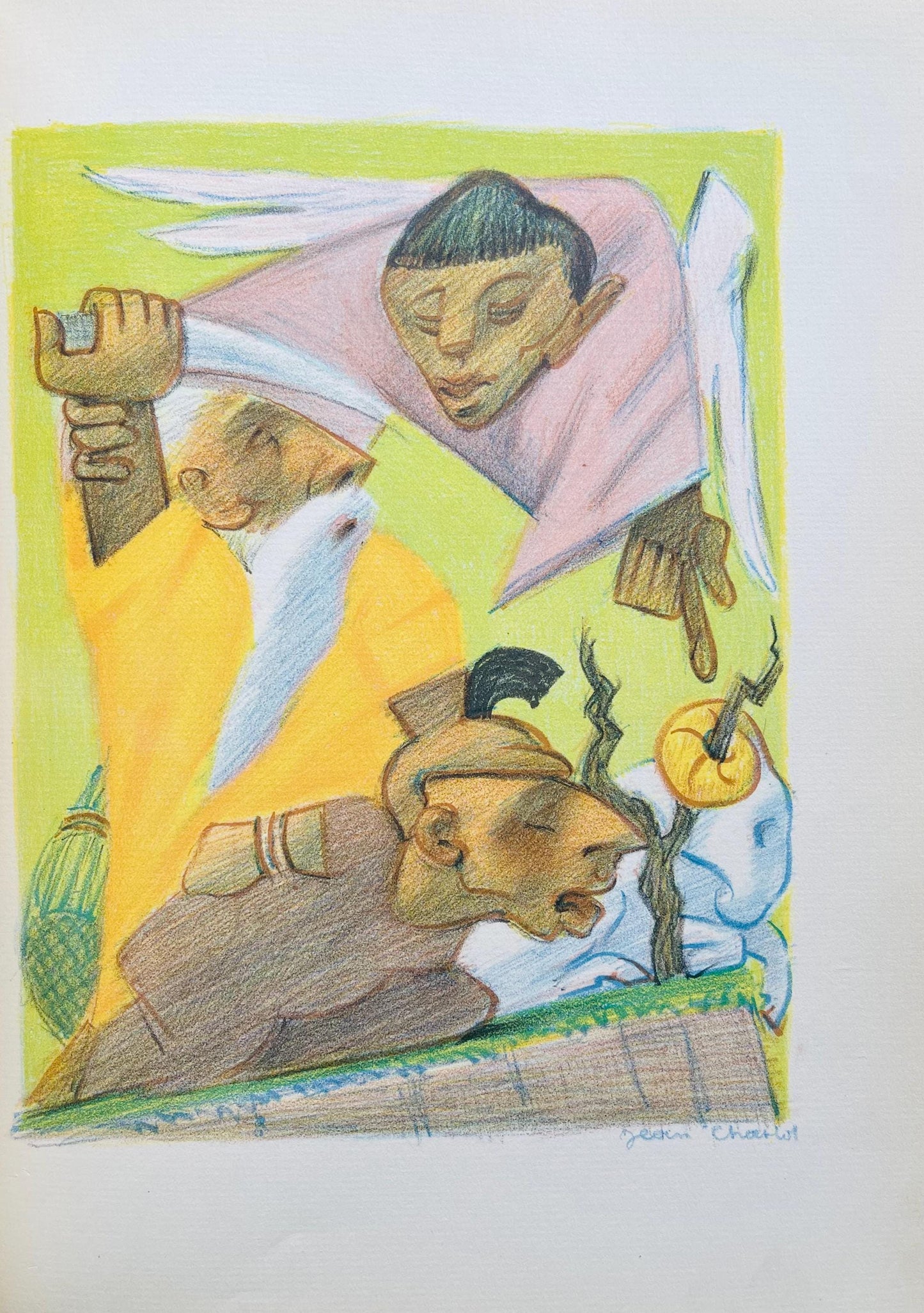Jean Charlot, Composition, Lithograph
