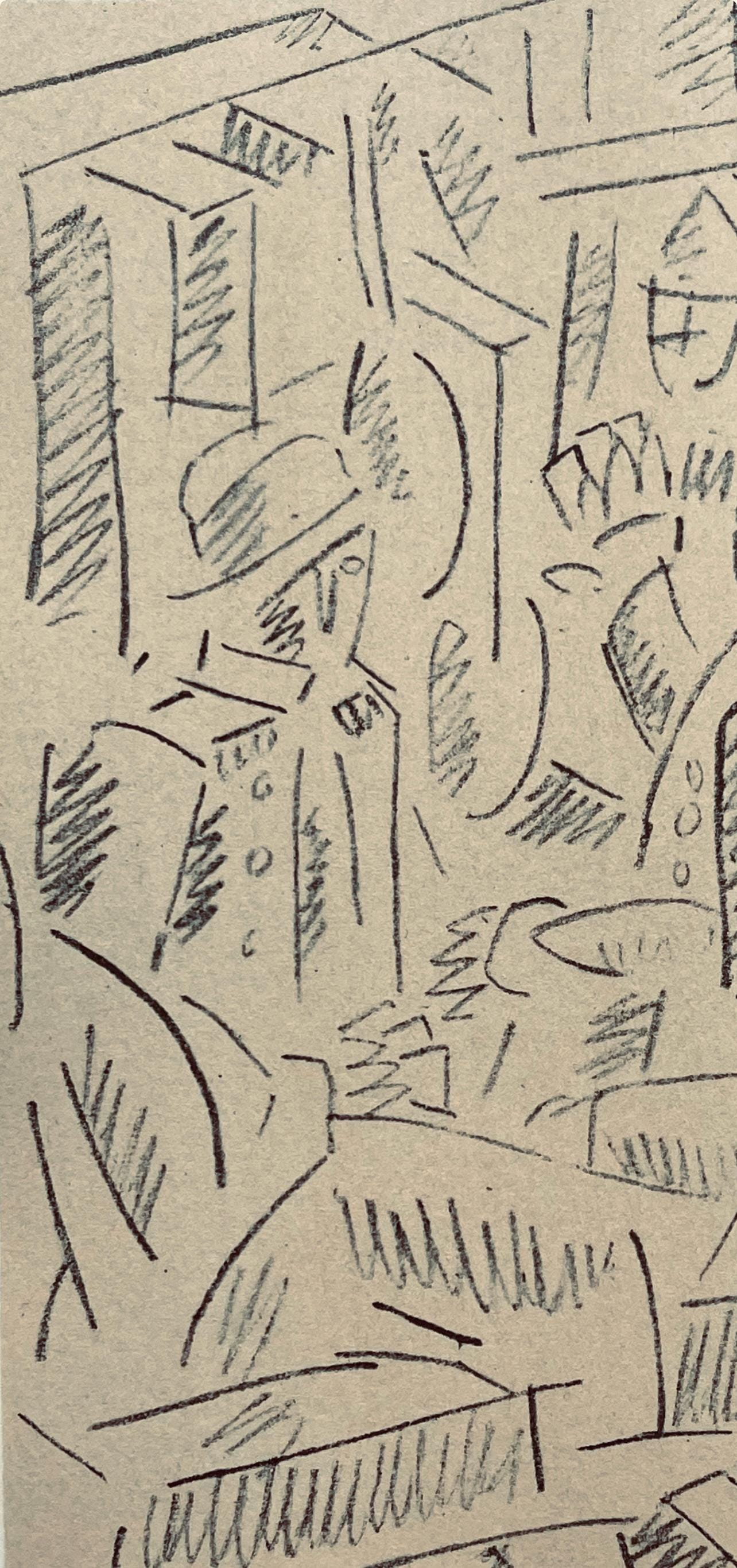 Fernand Lger, Soldats Jouant Aux Cartes, Fernand Lger, Dessins De Guerre, Lithograph
