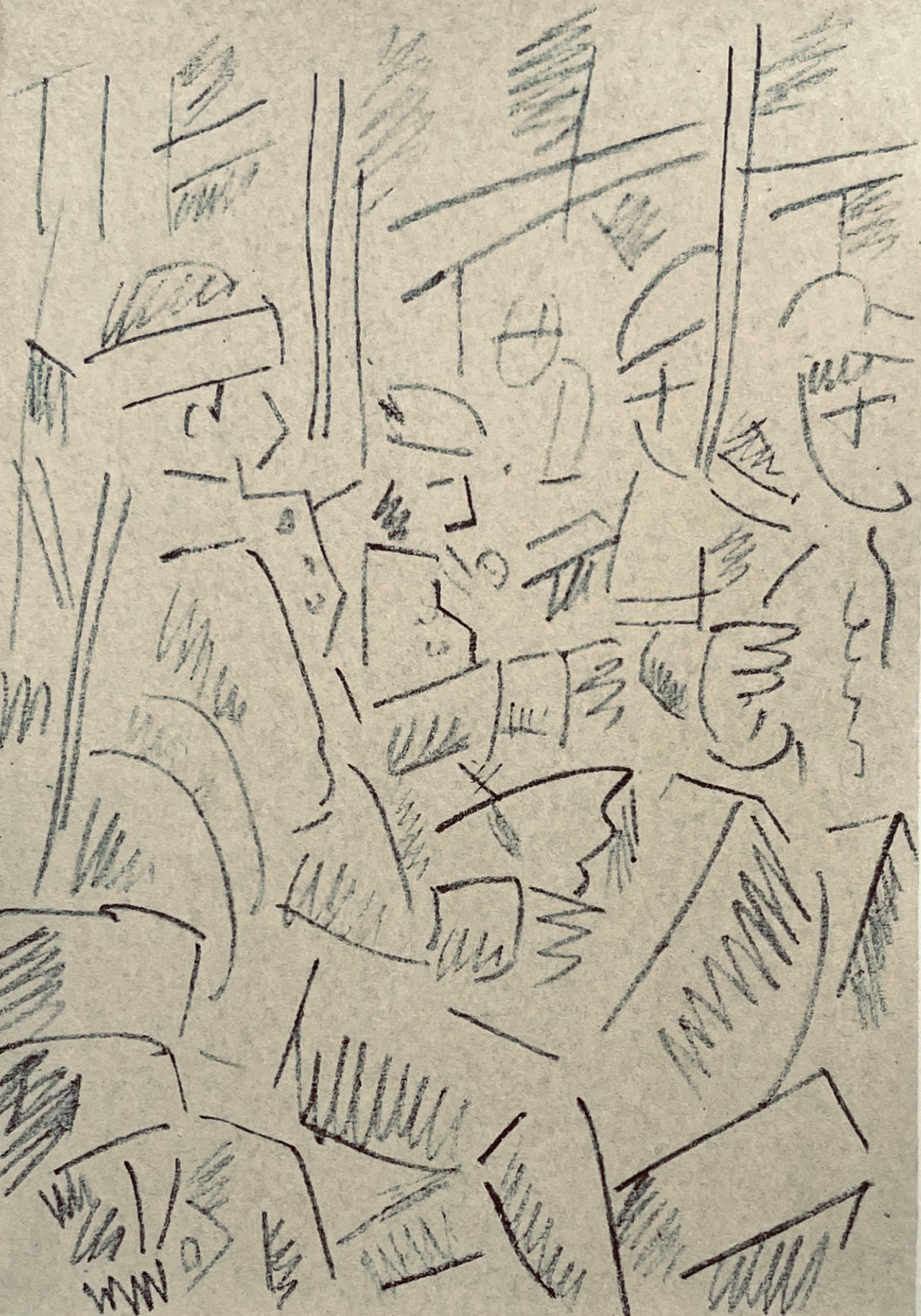 Fernand Lger, Dans L'Hpital, Fernand Lger, Dessins De Guerre, Lithograph