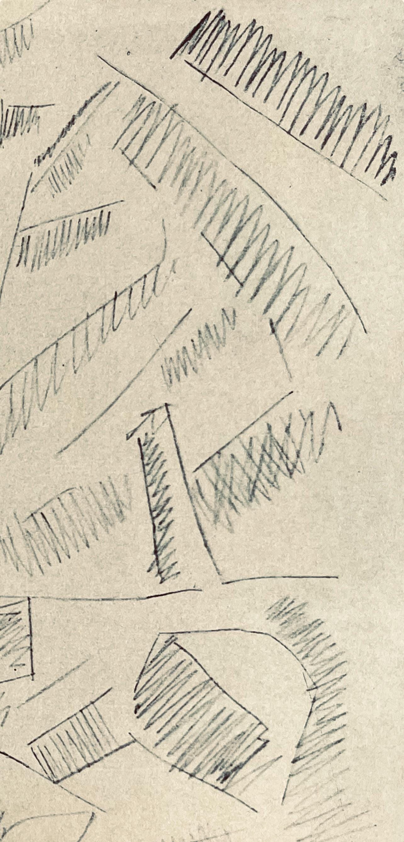 Fernand Lger, Paysage A Verdun, Fernand Lger, Dessins De Guerre, Lithograph