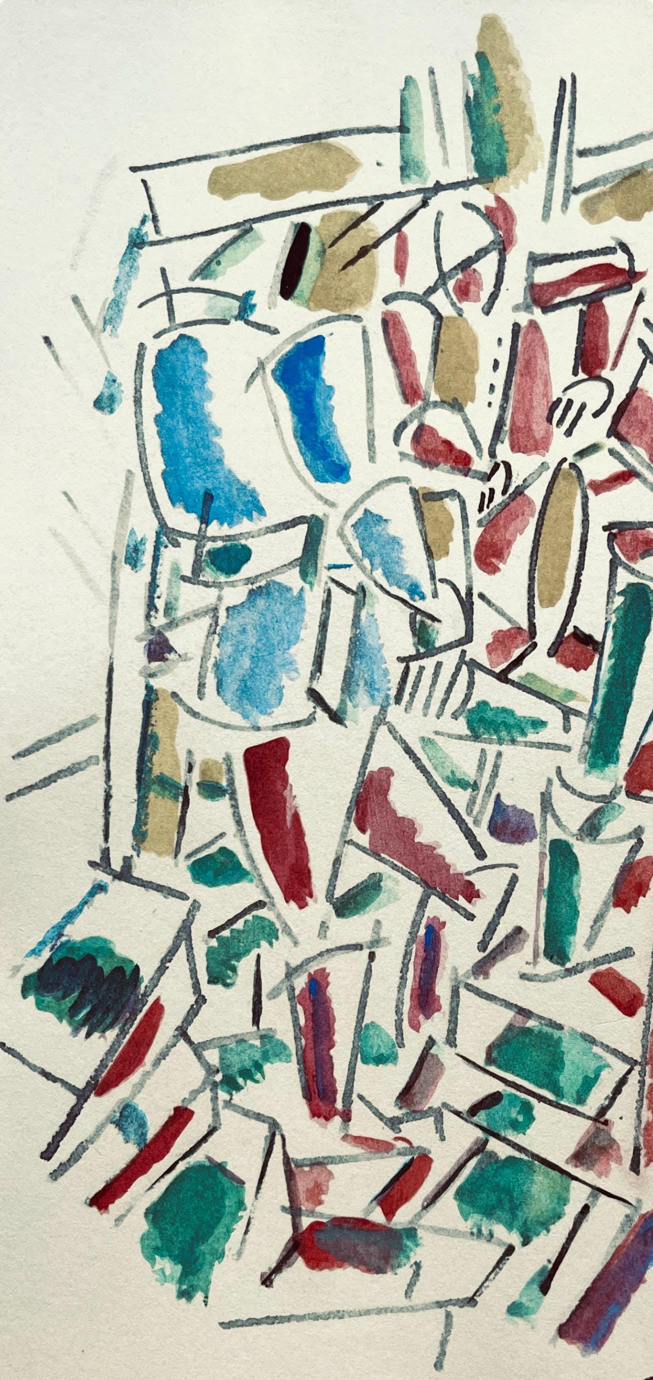 Fernand Lger, Les Foreurs, Fernand Lger, Dessins De Guerre, Lithograph