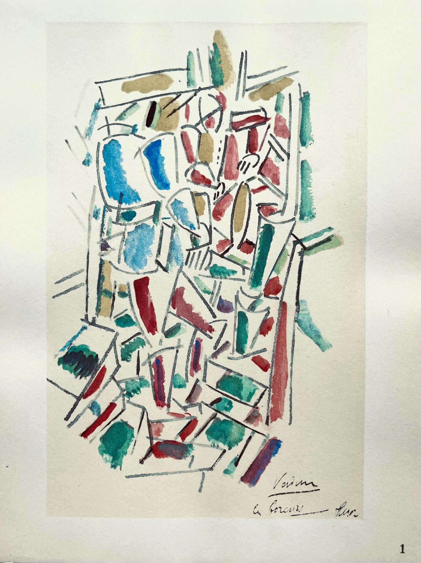 Fernand Lger, Les Foreurs, Fernand Lger, Dessins De Guerre, Lithograph