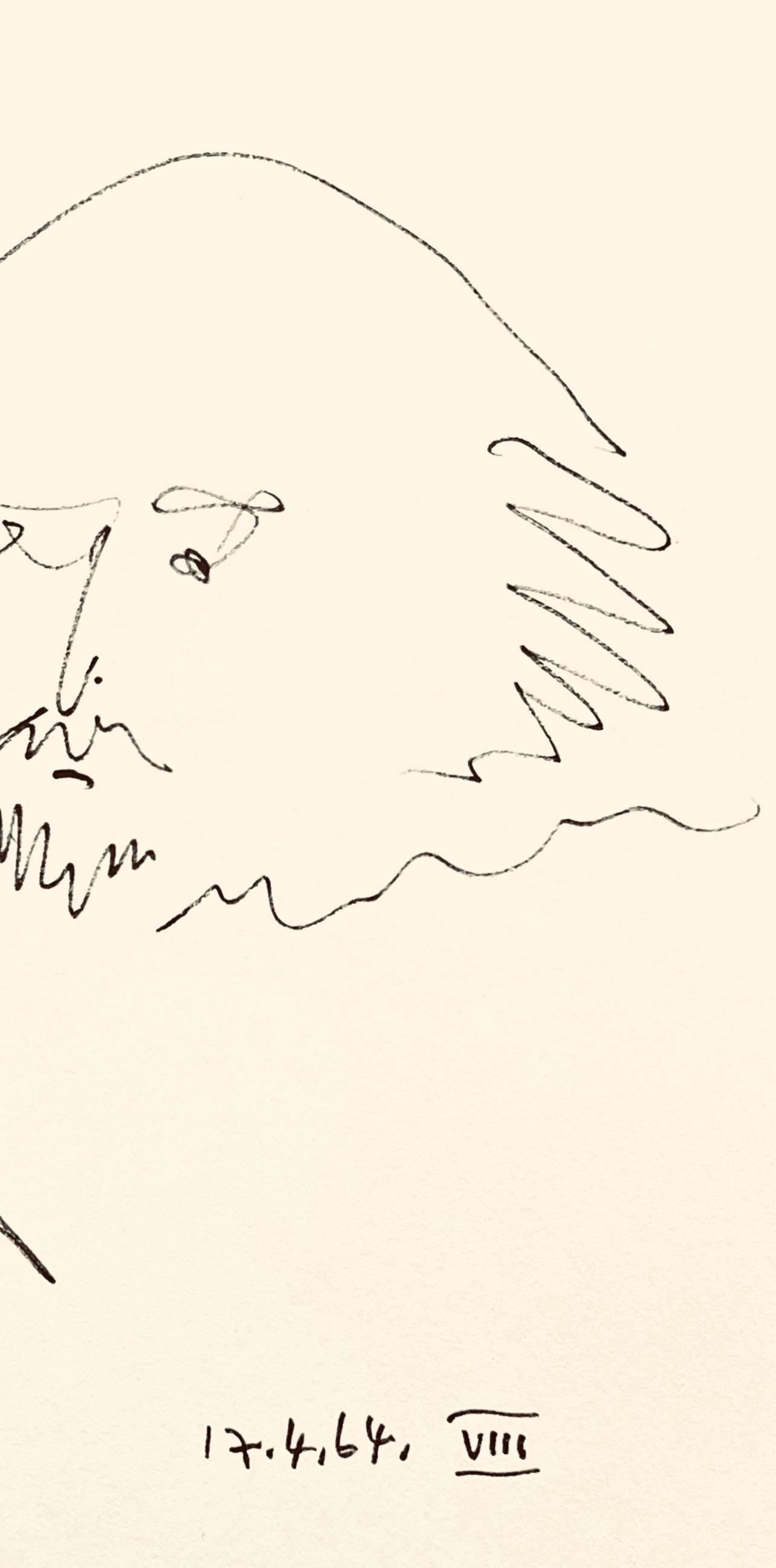 Pablo Picasso, Shakespeare Viii (Bloch 1197), Picasso-Aragon Shakespeare, Lithograph