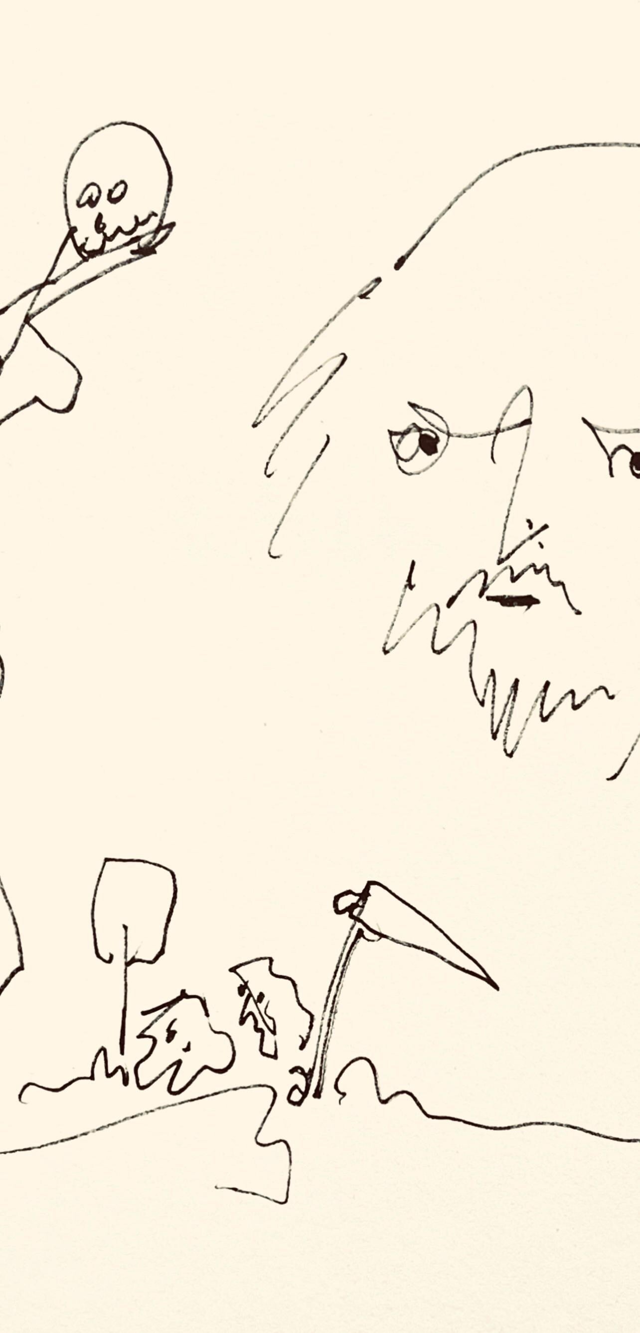 Pablo Picasso, Shakespeare Ix (Bloch 1197), Picasso-Aragon Shakespeare, Lithograph