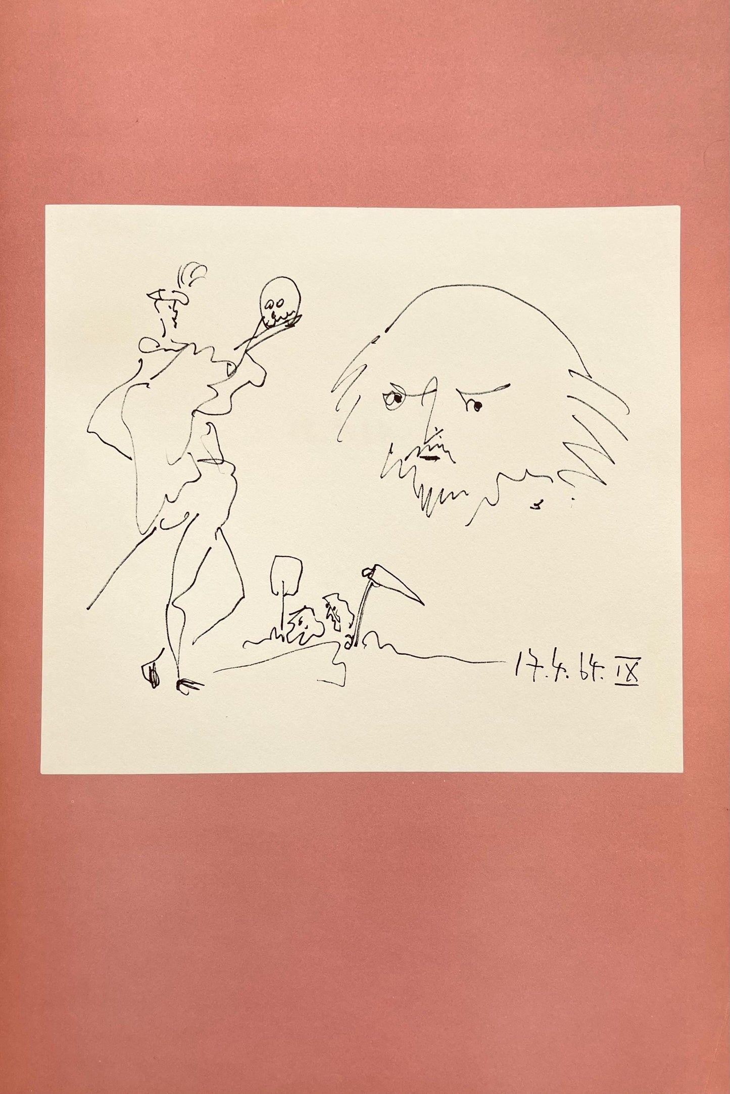 Pablo Picasso, Shakespeare Ix (Bloch 1197), Picasso-Aragon Shakespeare, Lithograph