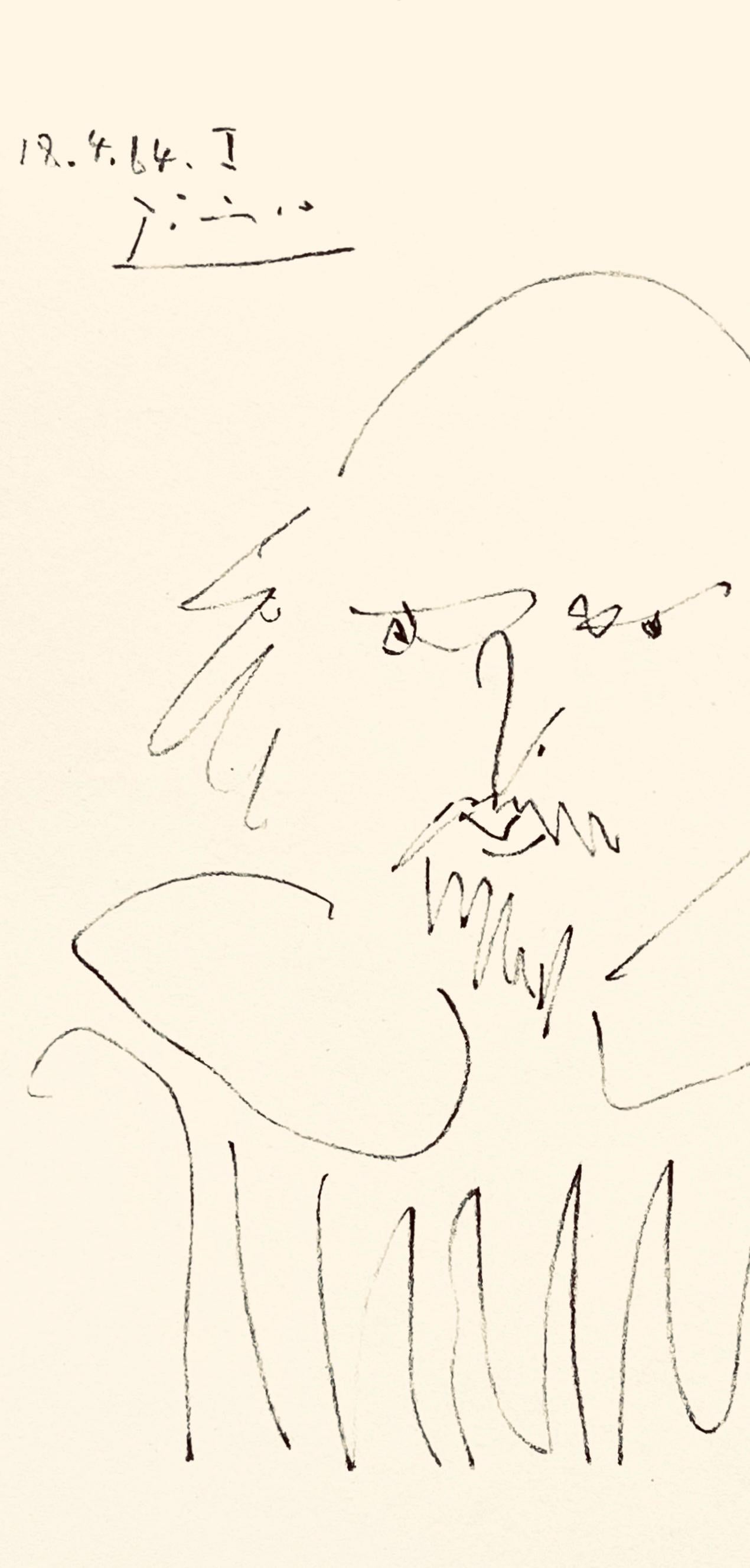 Pablo Picasso, Shakespeare X (Bloch 1197), Picasso-Aragon Shakespeare, Lithograph