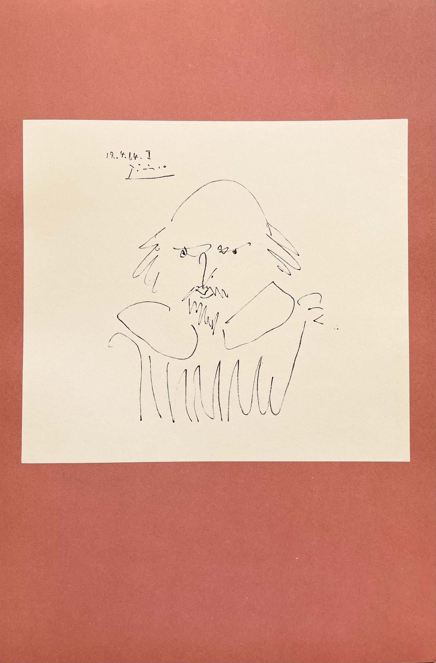 Pablo Picasso, Shakespeare X (Bloch 1197), Picasso-Aragon Shakespeare, Lithograph