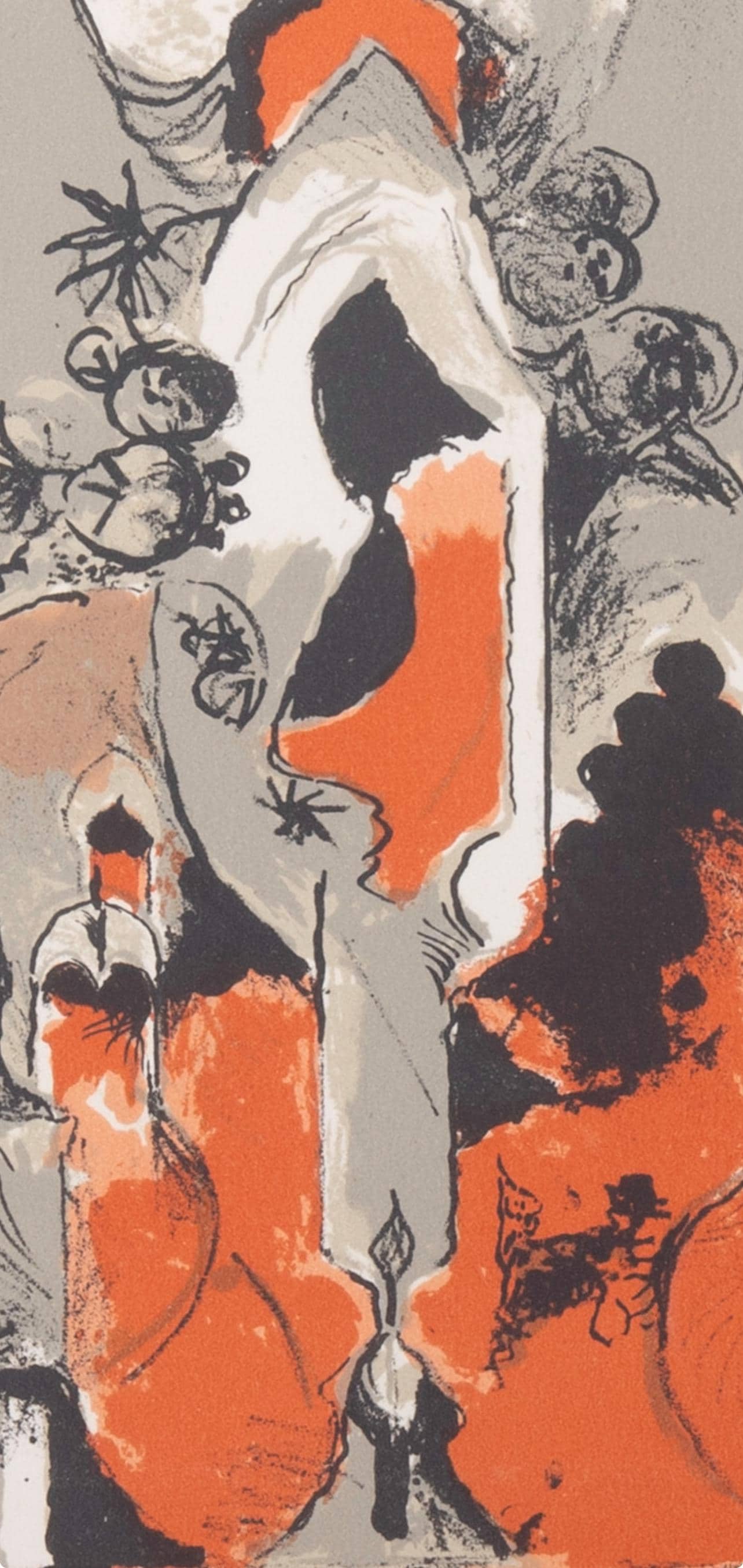 Graham Sutherland, Composition, San Lazzaro Et Ses Amis, Xxe Sicle, Lithograph