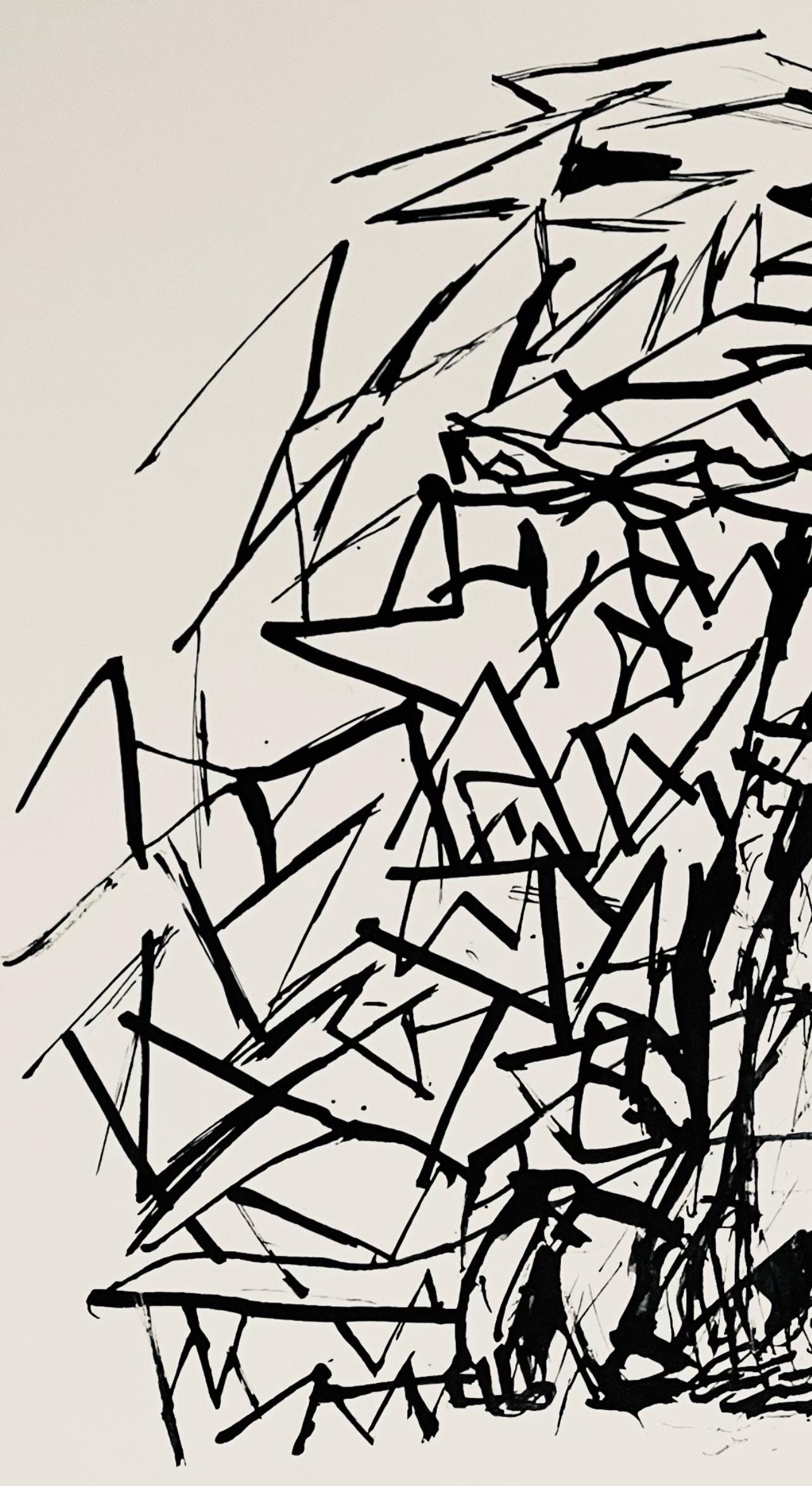 Abraham Rattner, Christ Surrounded By Thorn, Lithograph