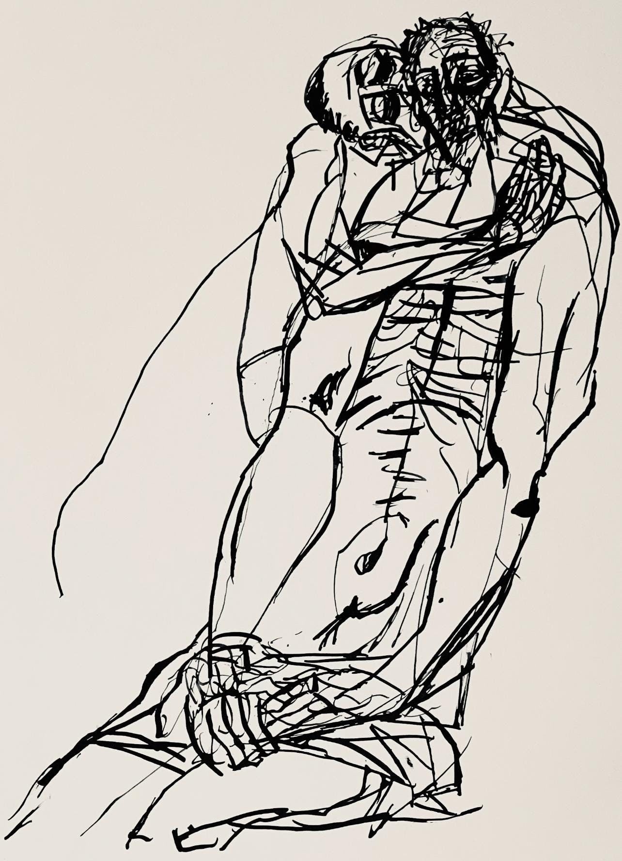Abraham Rattner, Pieta, Lithograph