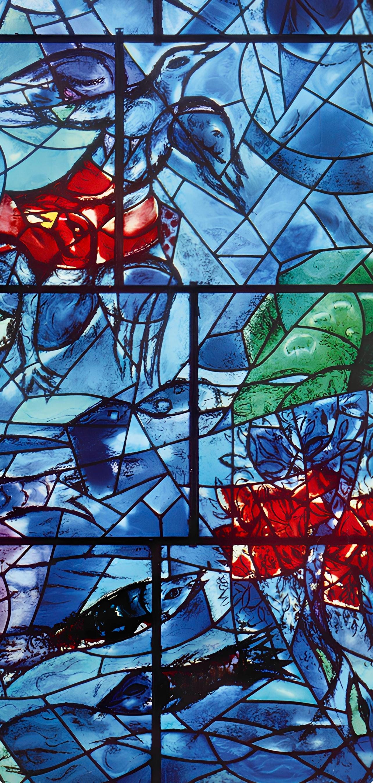 Marc Chagall, Tribe Of Reuben, Jerusalem Windows, Lithograph