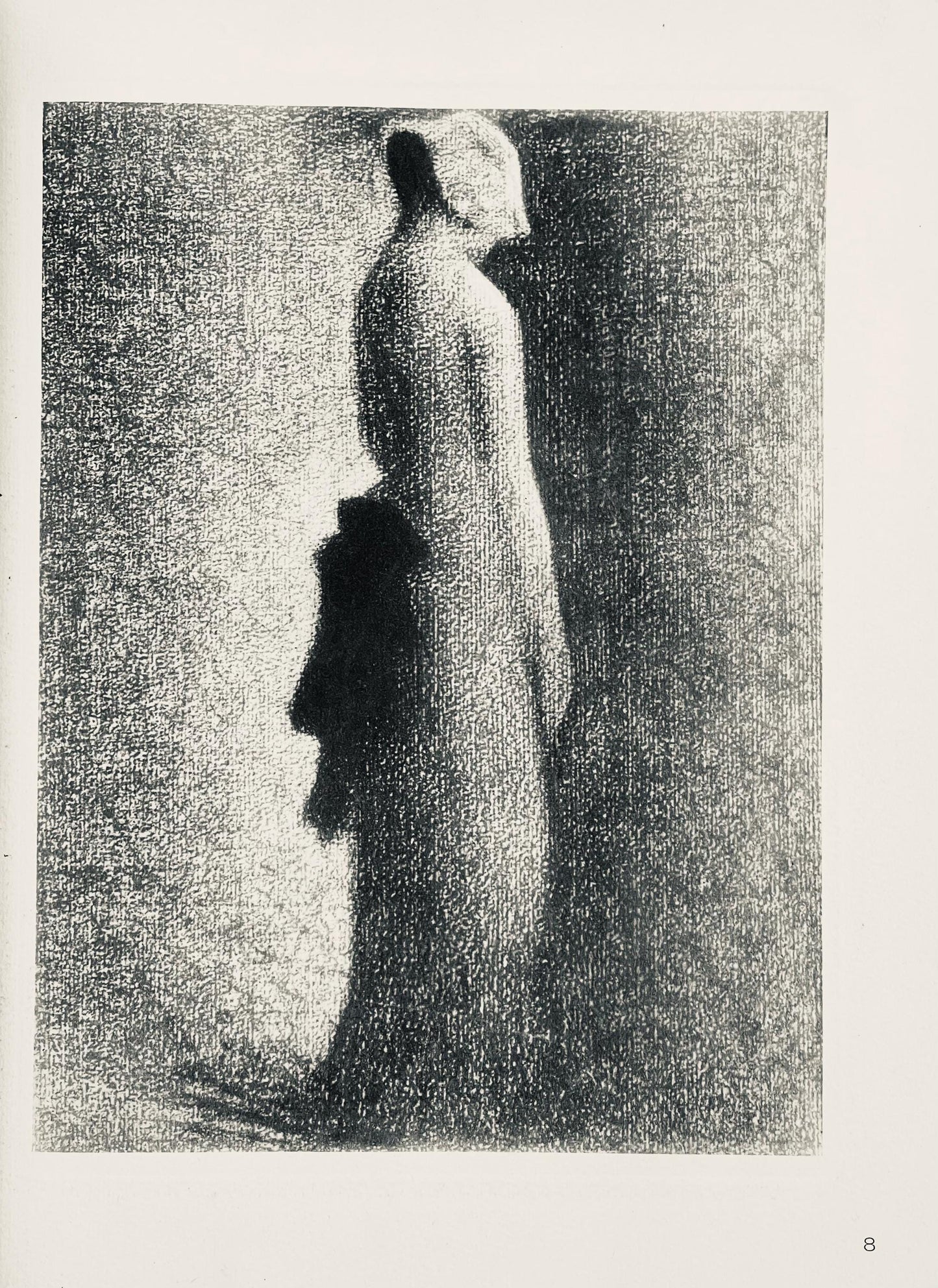 Georges Seurat, Le Nud Noir, Seurat, Lithograph