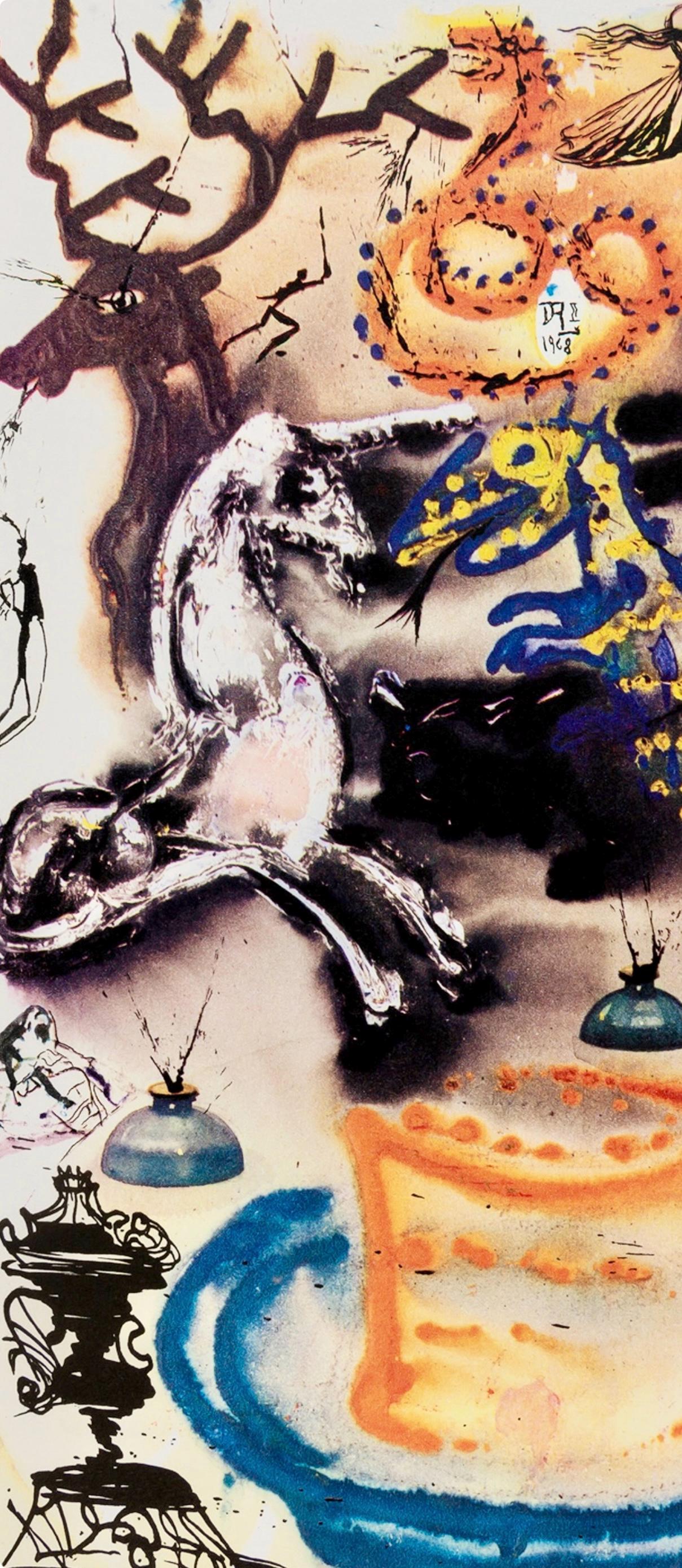 Salvador Dal, Composition (Field 69-5, A-M), Alice'S Adventures In Wonderland, Hliogravure