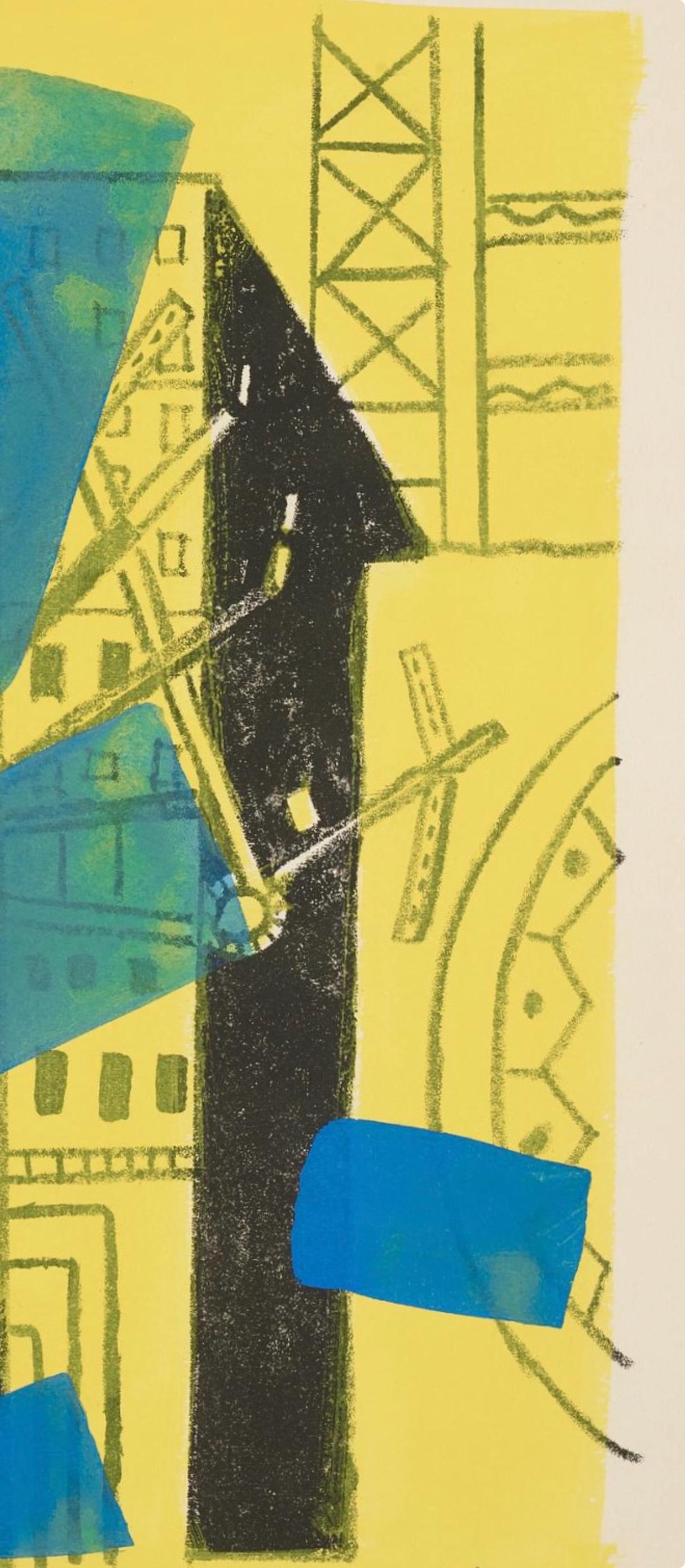 Fernand Lger, Composition (Saphire 24-38), Les Illuminations, Lithograph