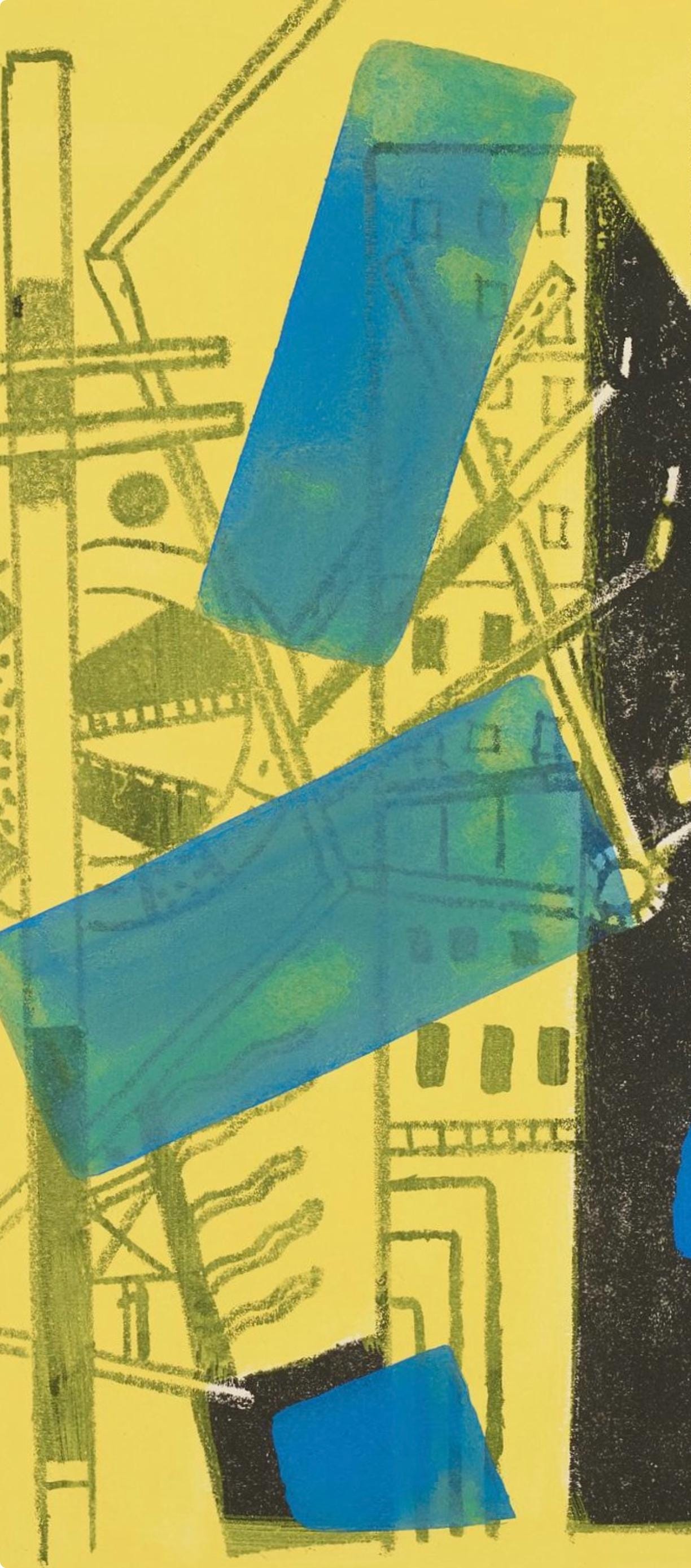 Fernand Lger, Composition (Saphire 24-38), Les Illuminations, Lithograph