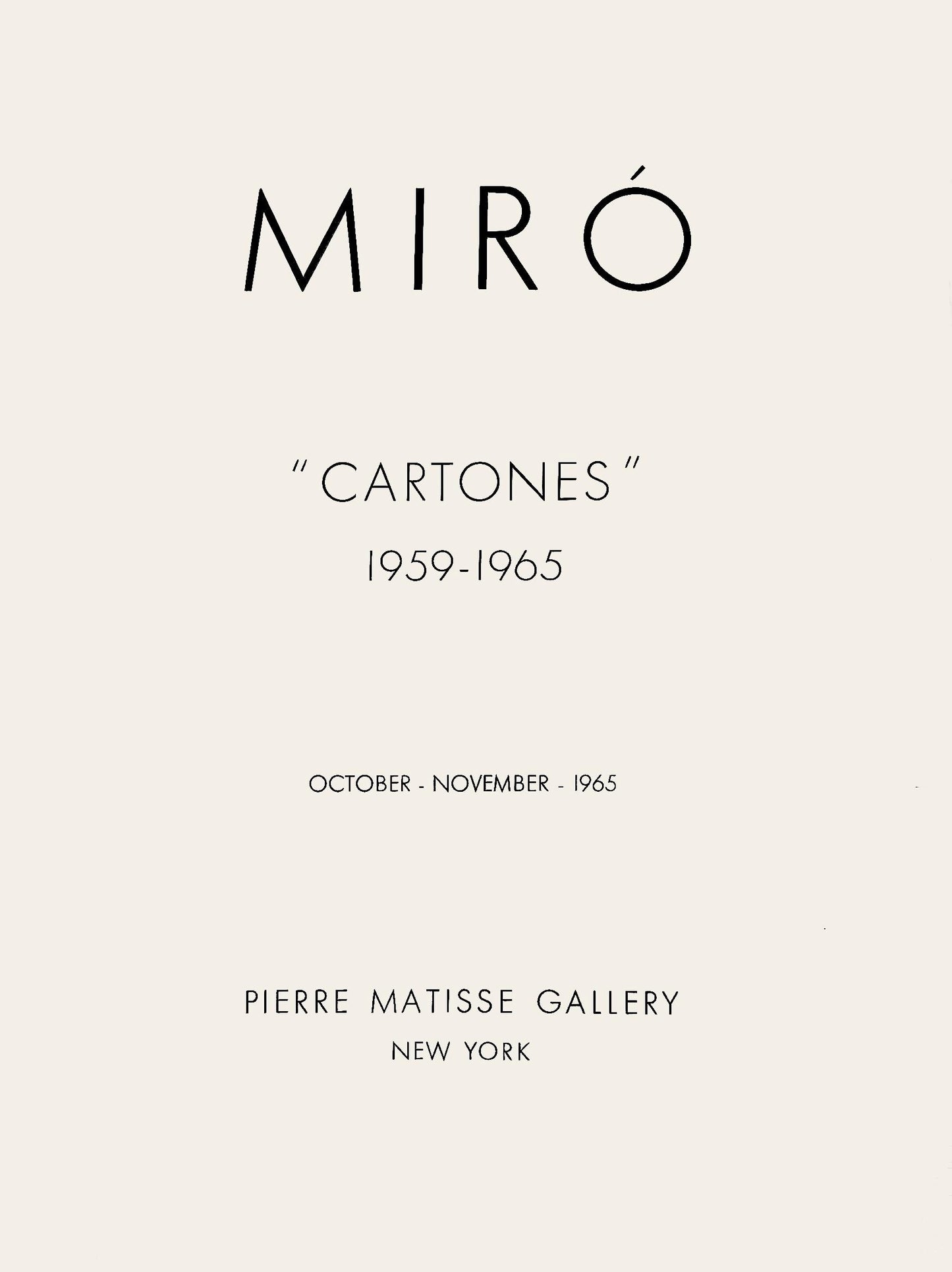 Joan Mir, Composition (Cramer 103; Mourlot 382-383), Mir Cartones 1956-1965, Lithograph