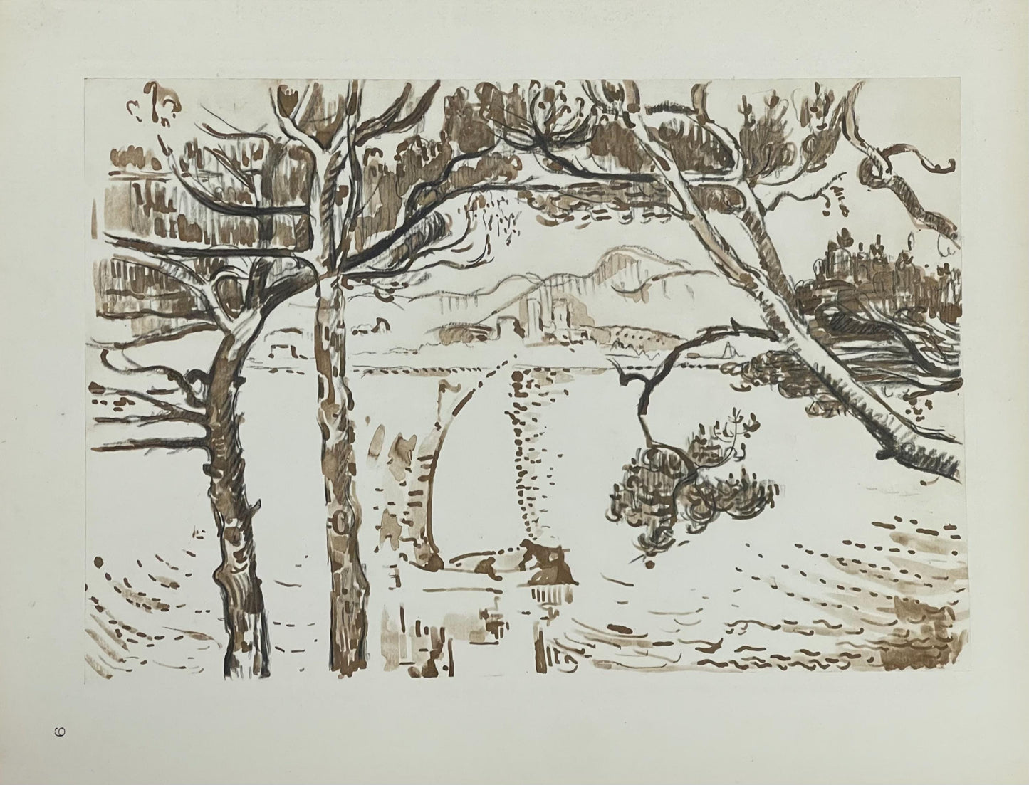 Paul Signac, Antibes, Signac Dessins, Lithograph