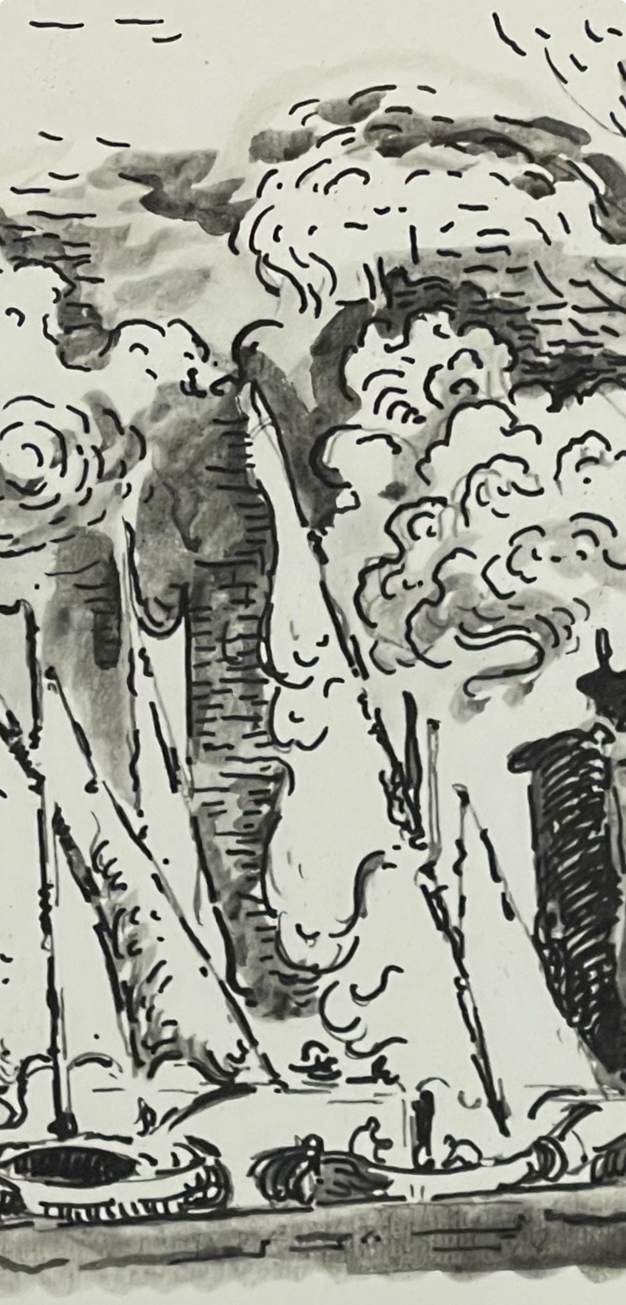 Paul Signac, St-Tropez, Signac Dessins, Lithograph