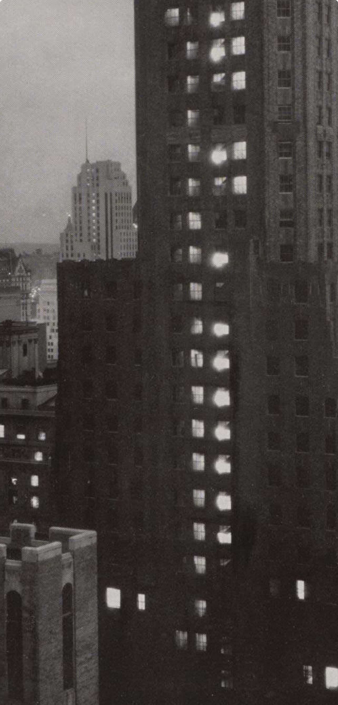 Alfred Stieglitz, Evening From The Shelton, Alfred Stieglitz Memorial Portfolio 1864-1946, Halftone