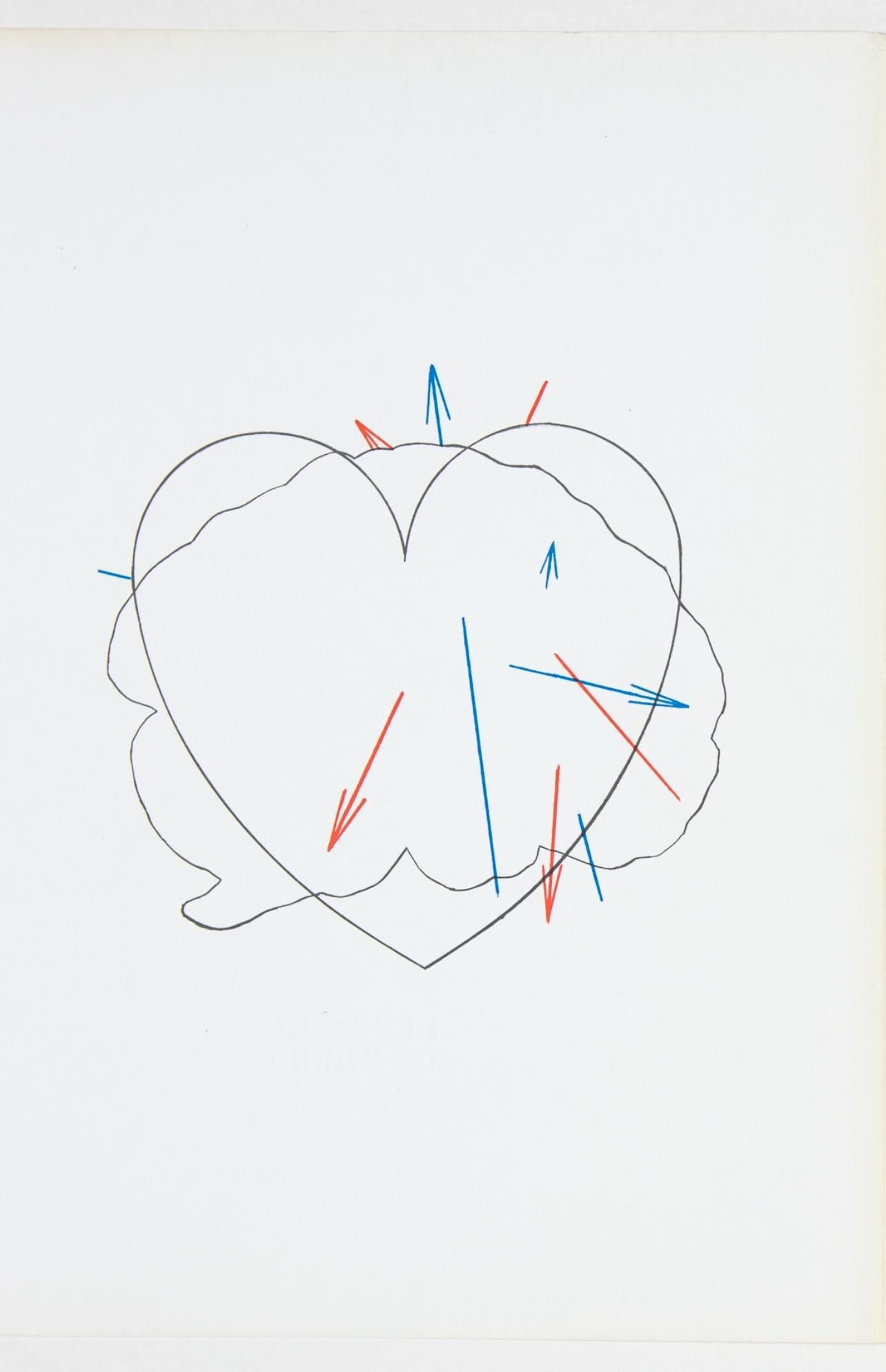 Shusaku Arakawa ?? ??, Composition, Derrire Le Miroir, Lithograph
