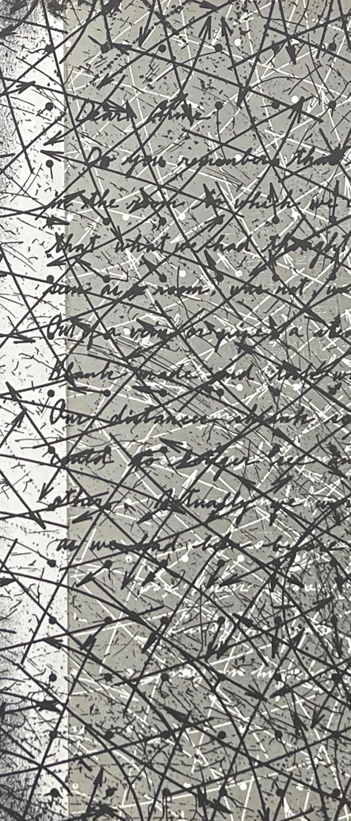 Shusaku Arakawa ?? ??, Composition, Hommage Aim Et Marguerite Maeght, Derrire Le Miroir, Lithograph