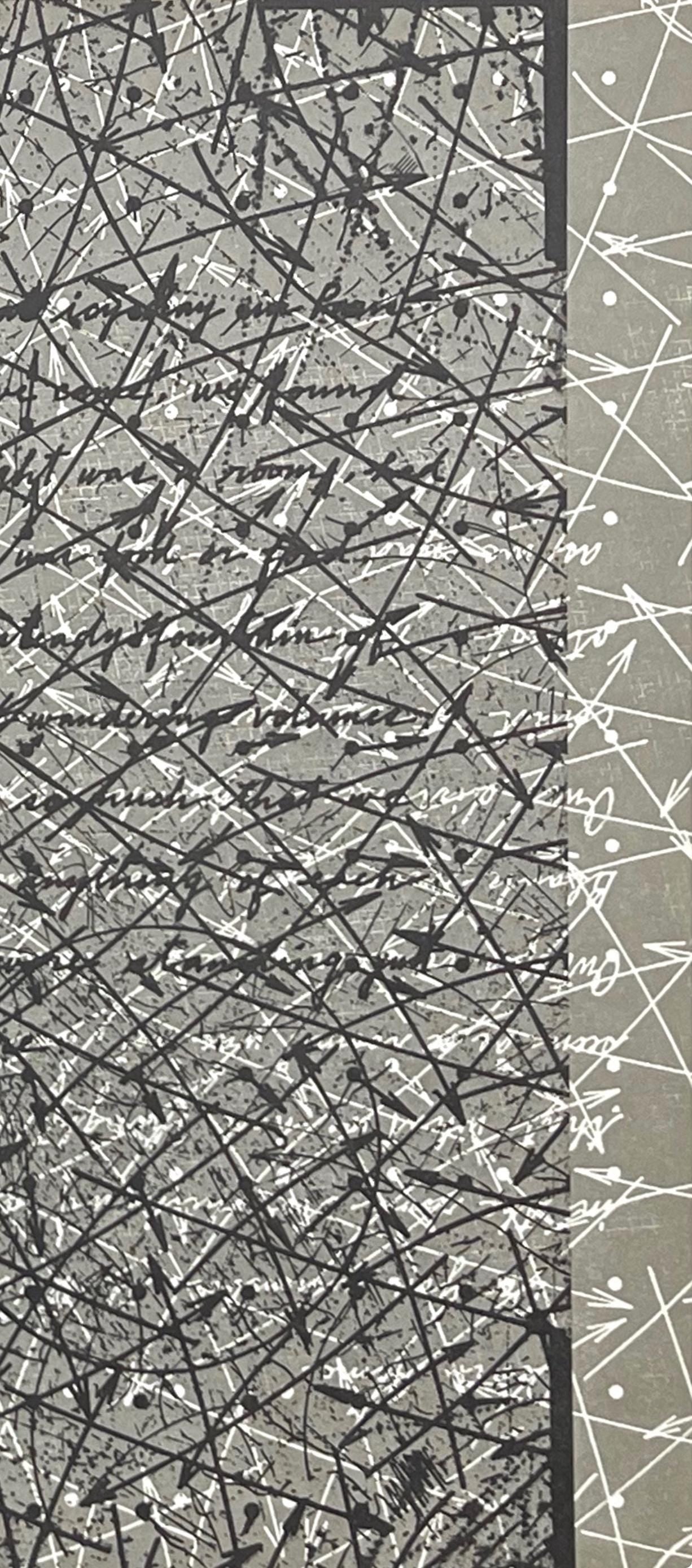 Shusaku Arakawa ?? ??, Composition, Hommage Aim Et Marguerite Maeght, Derrire Le Miroir, Lithograph