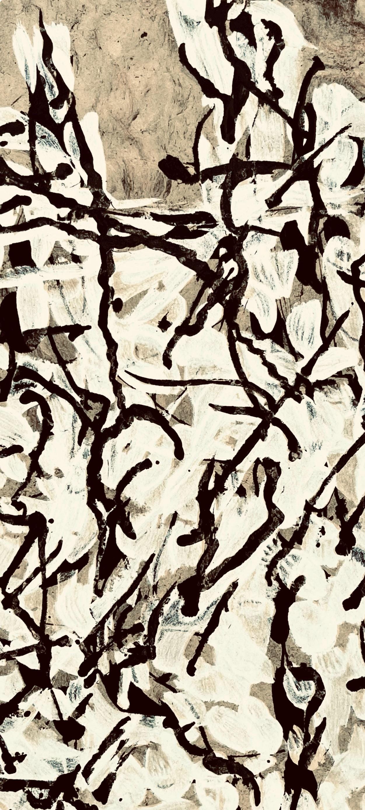 Jean-Paul Riopelle, Composition, Derrire Le Miroir, Lithograph