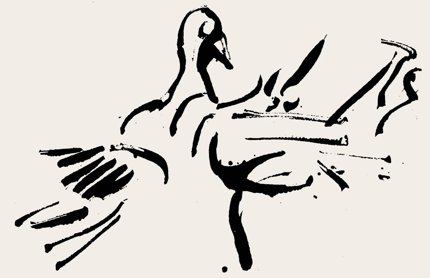 Jean-Paul Riopelle, Composition, Derrire Le Miroir, Lithograph