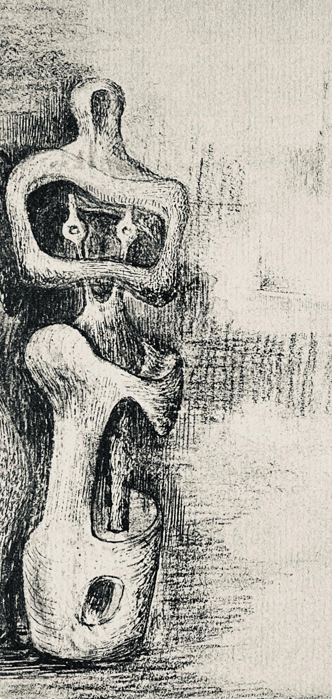 Henry Moore, Standing Figures, The Drawings Of Henry Moore, Lithograph