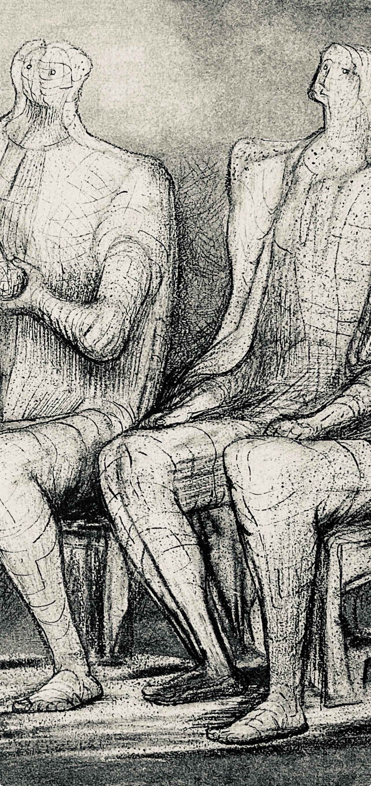 Henry Moore, Women Winding Wool, The Drawings Of Henry Moore, Lithograph