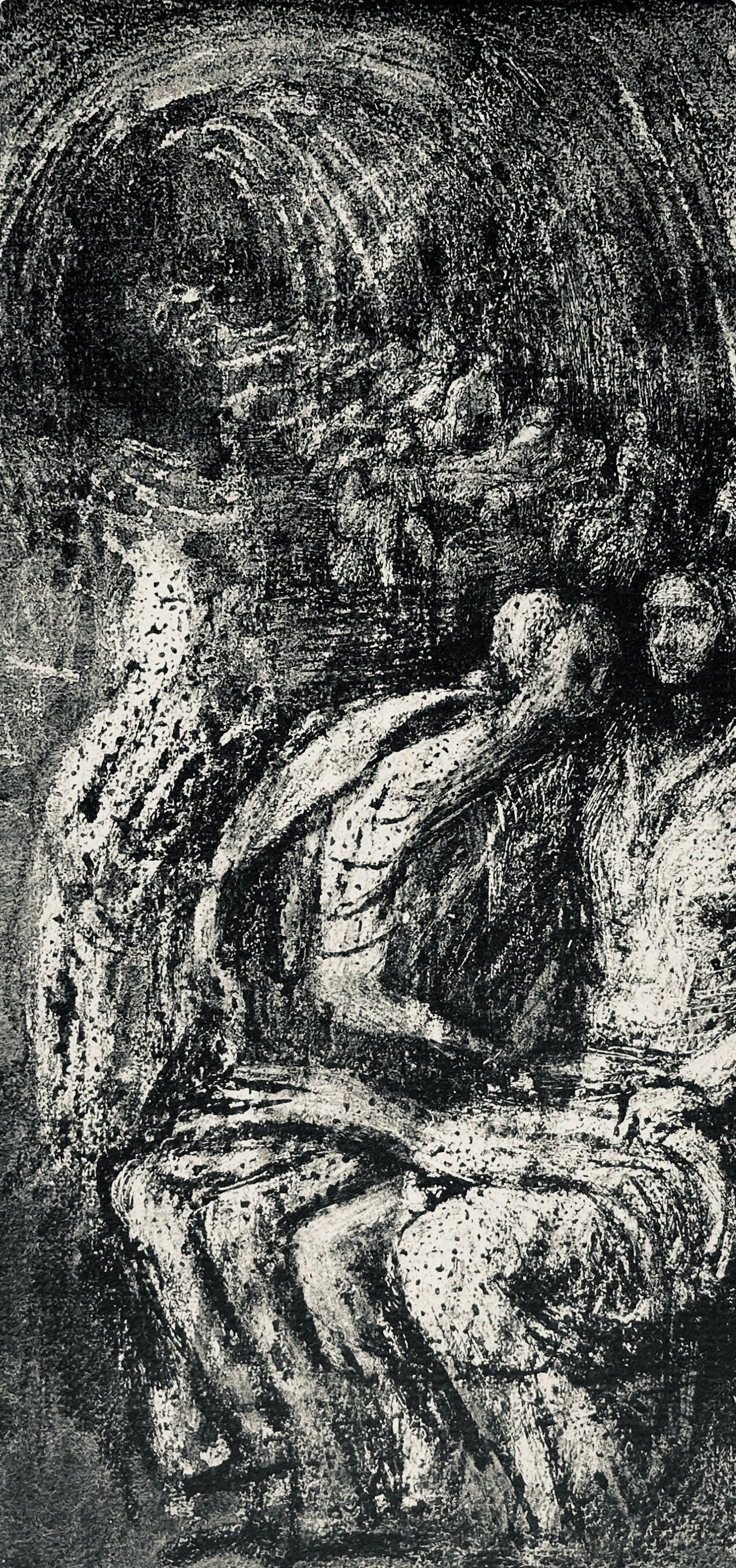 Henry Moore, Seated Women In A Tube Shelter, The Drawings Of Henry Moore, Lithograph