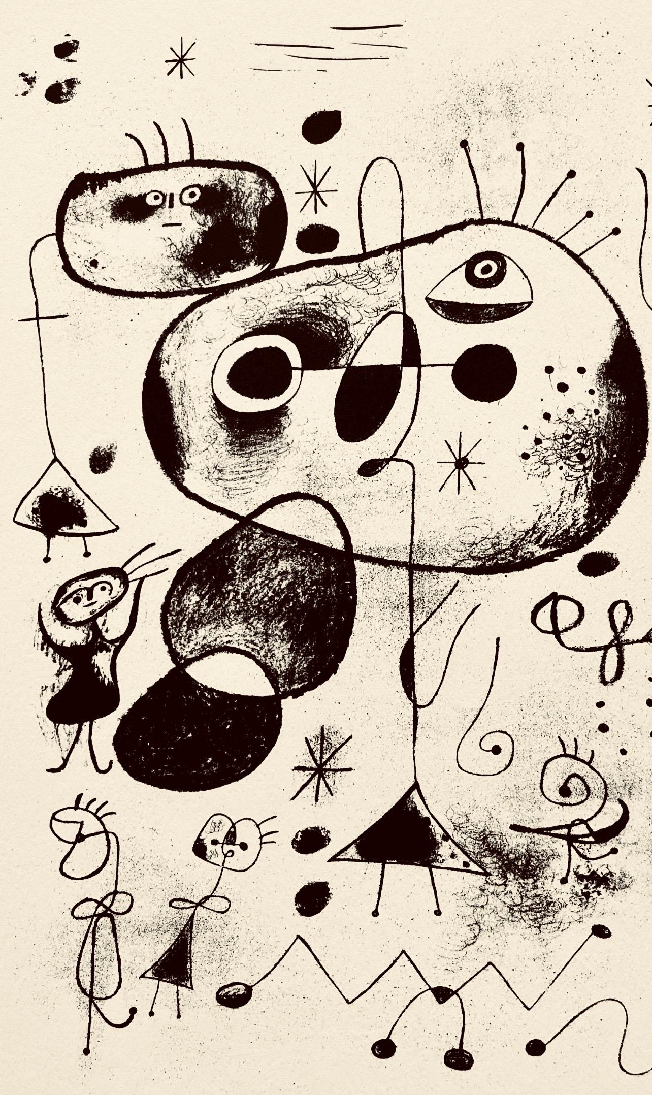 Joan Mir, Composition, The Prints Of Joan Miro, Etching