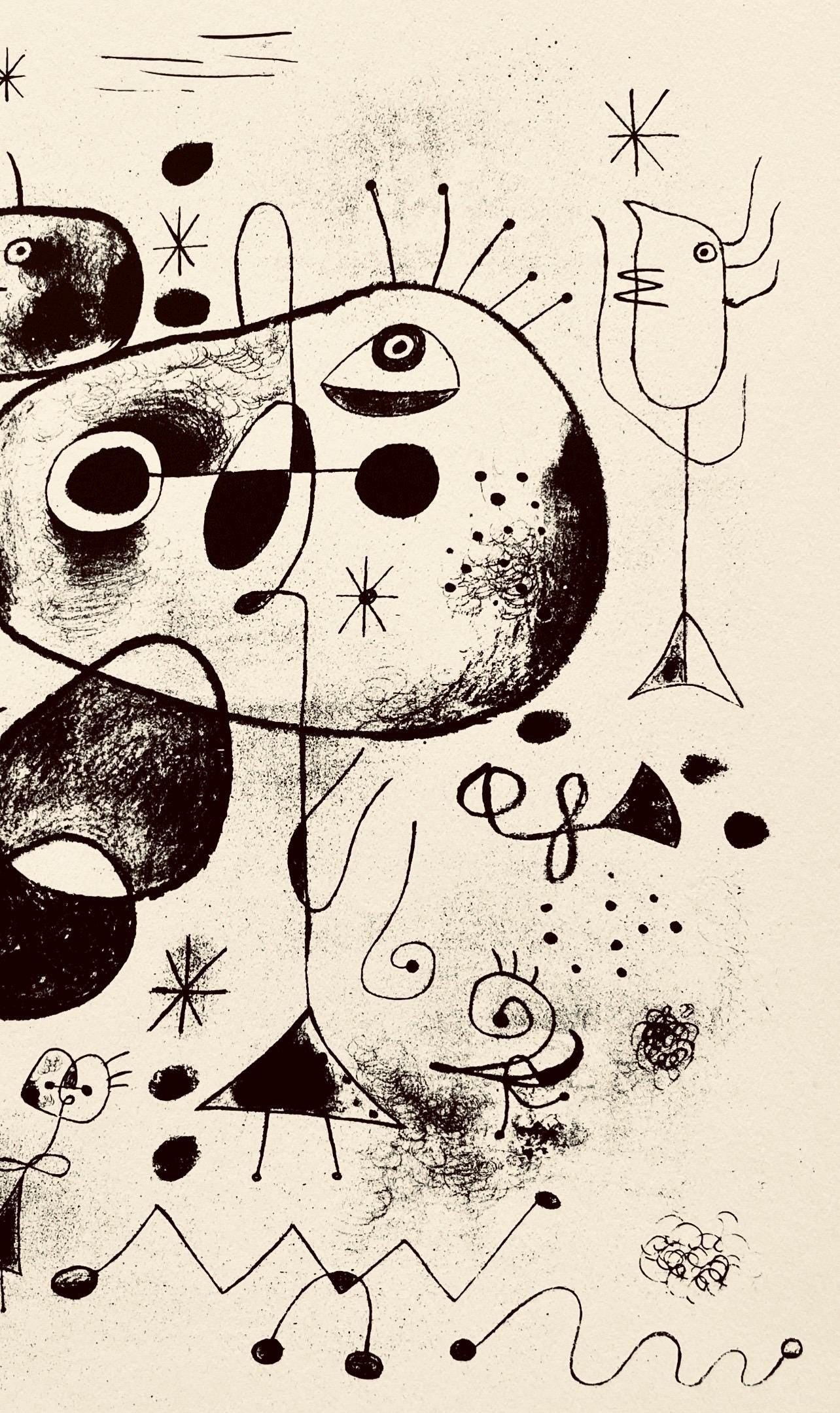 Joan Mir, Composition, The Prints Of Joan Miro, Etching
