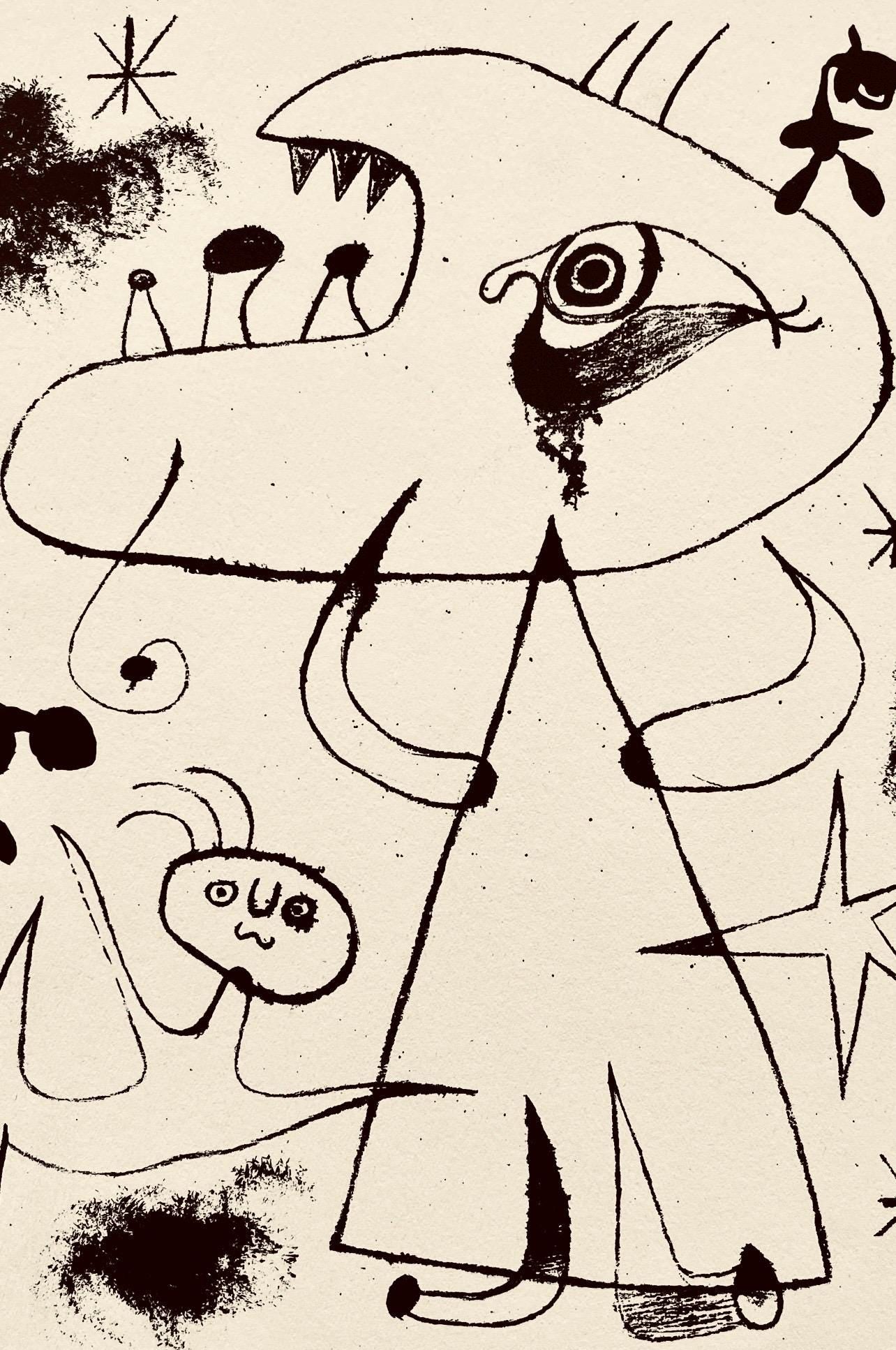 Joan Mir, Composition, The Prints Of Joan Miro, Etching