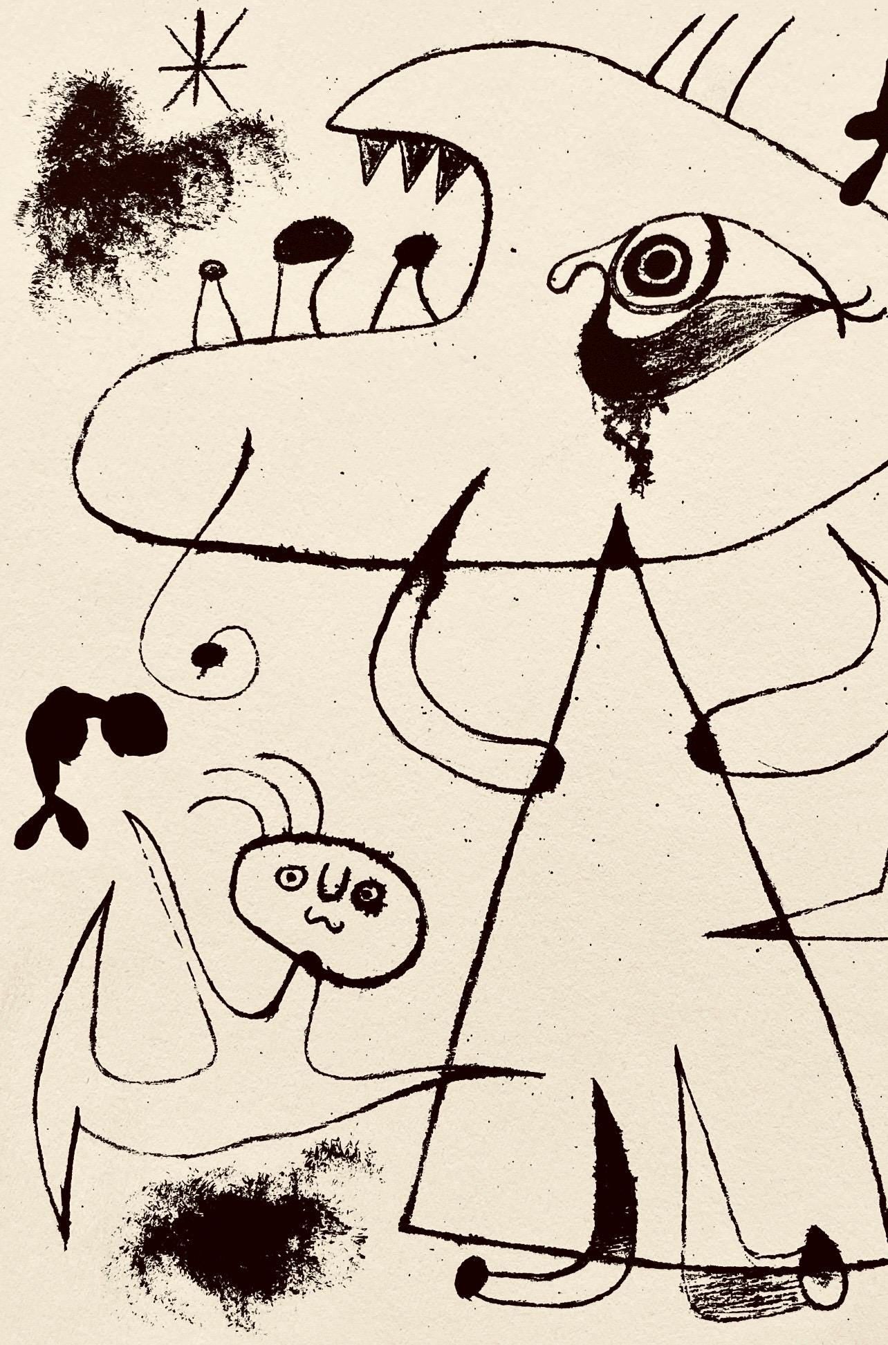 Joan Mir, Composition, The Prints Of Joan Miro, Etching