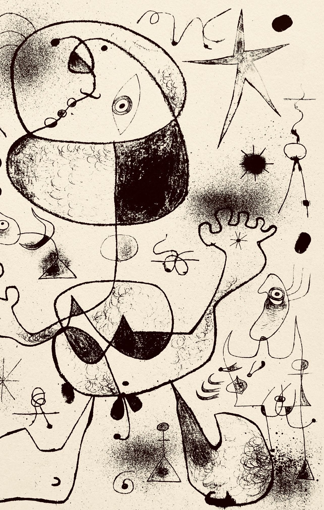 Joan Mir, Composition, The Prints Of Joan Miro, Etching