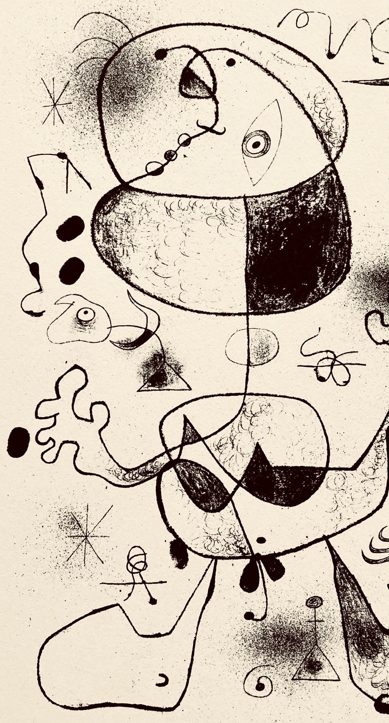 Joan Mir, Composition, The Prints Of Joan Miro, Etching