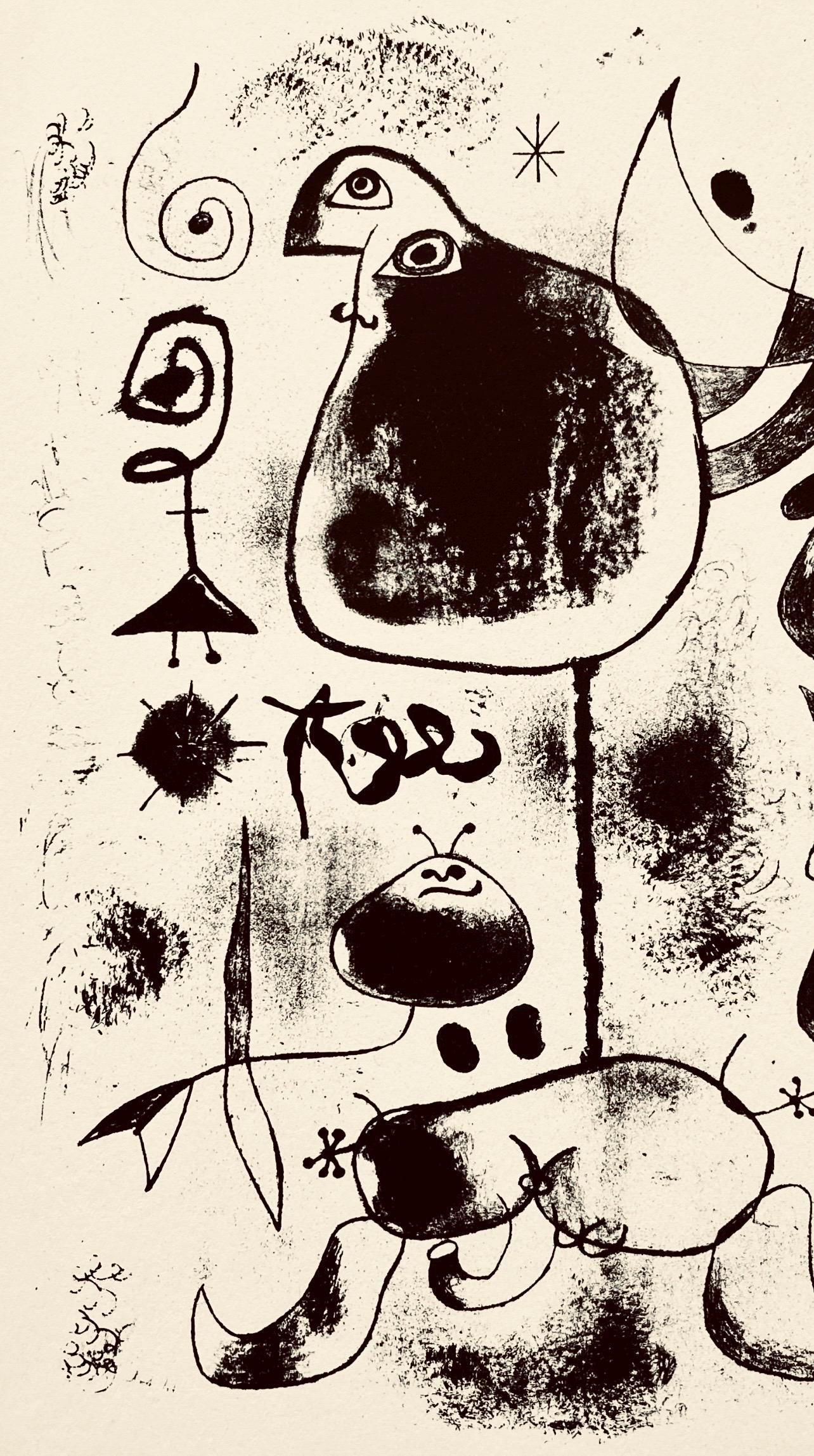 Joan Mir, Composition, The Prints Of Joan Miro, Etching