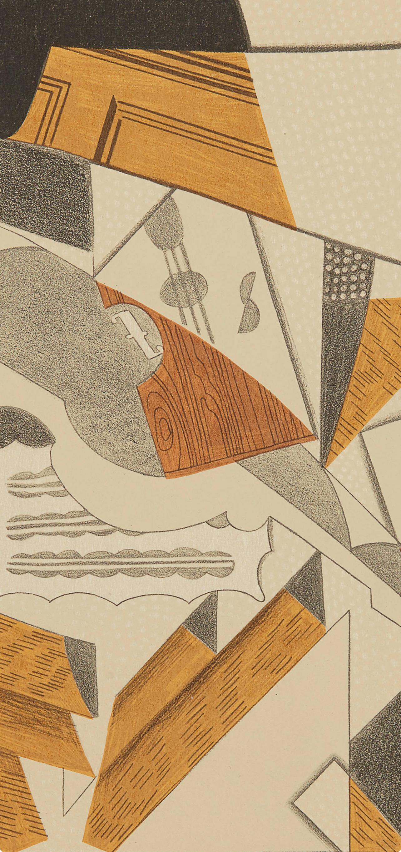 Juan Gris, Violon (Kahnweiler 1969), Au Soleil Du Plafond, Lithograph