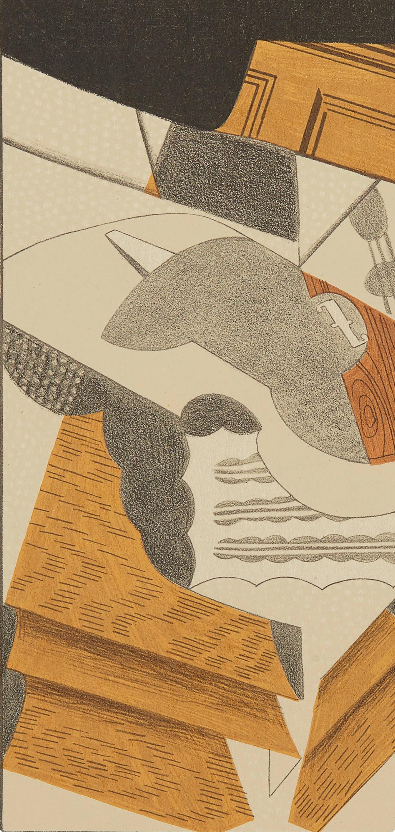 Juan Gris, Violon (Kahnweiler 1969), Au Soleil Du Plafond, Lithograph