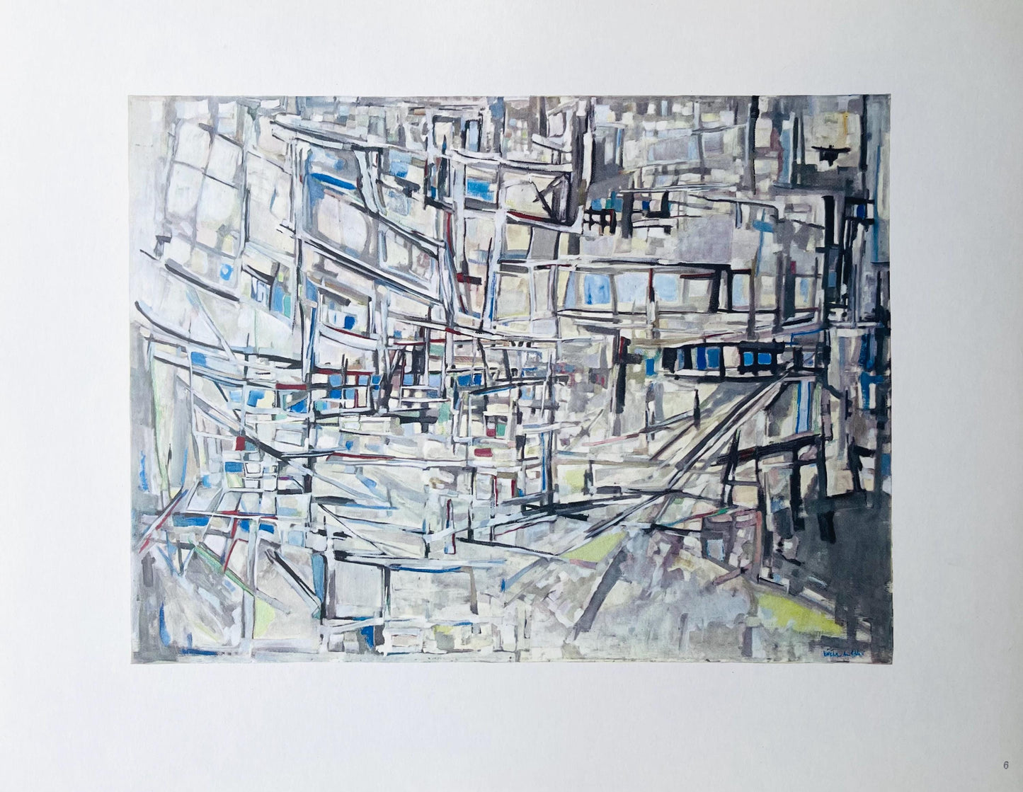 Vieira Da Silva, Composition, Vieira Da Silva, Peintres D'Aujourd'Hui, Lithograph
