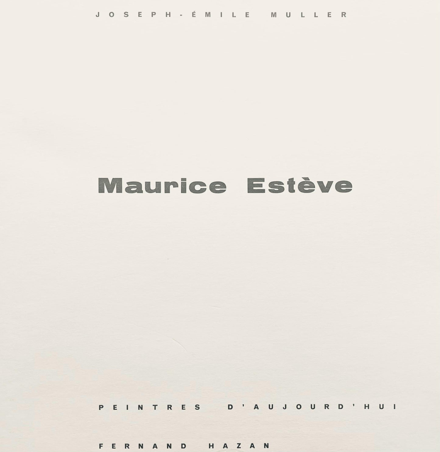 Maurice Estve, Composition, Maurice Estve, Peintres D'Aujourd'Hui, Lithograph