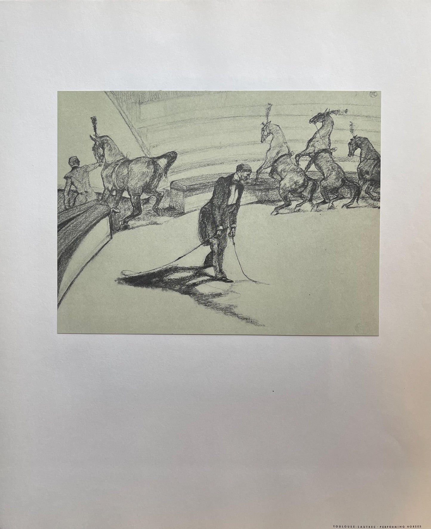 Henri De Toulouse-Lautrec, Performing Horses, Henri De Toulouse-Lautrec, At The Circus, Lithograph