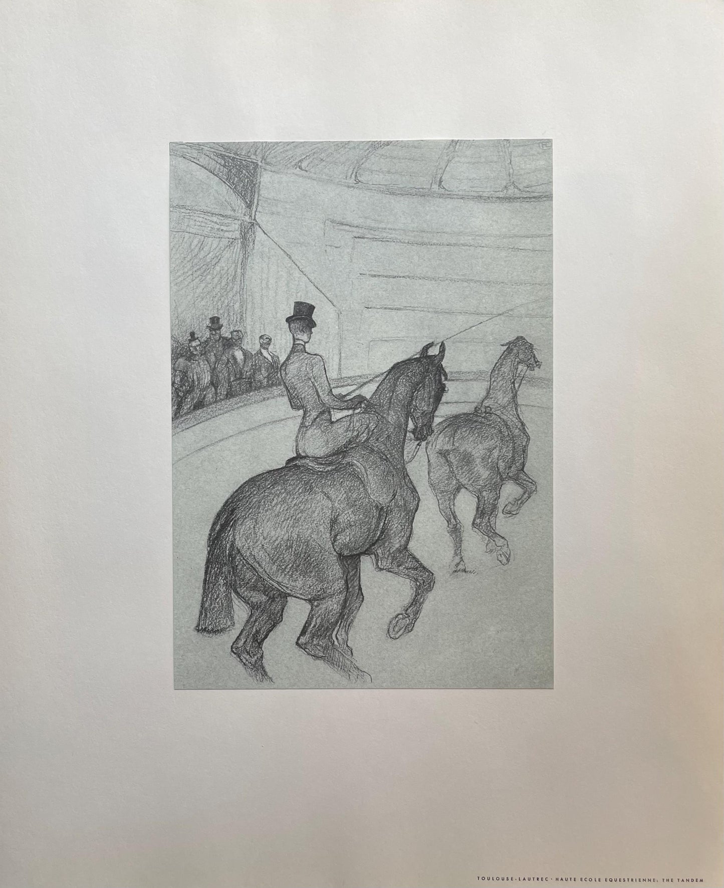 Henri De Toulouse-Lautrec, Haute Cole Equestrienne: The Tandem, Henri De Toulouse-Lautrec, At The