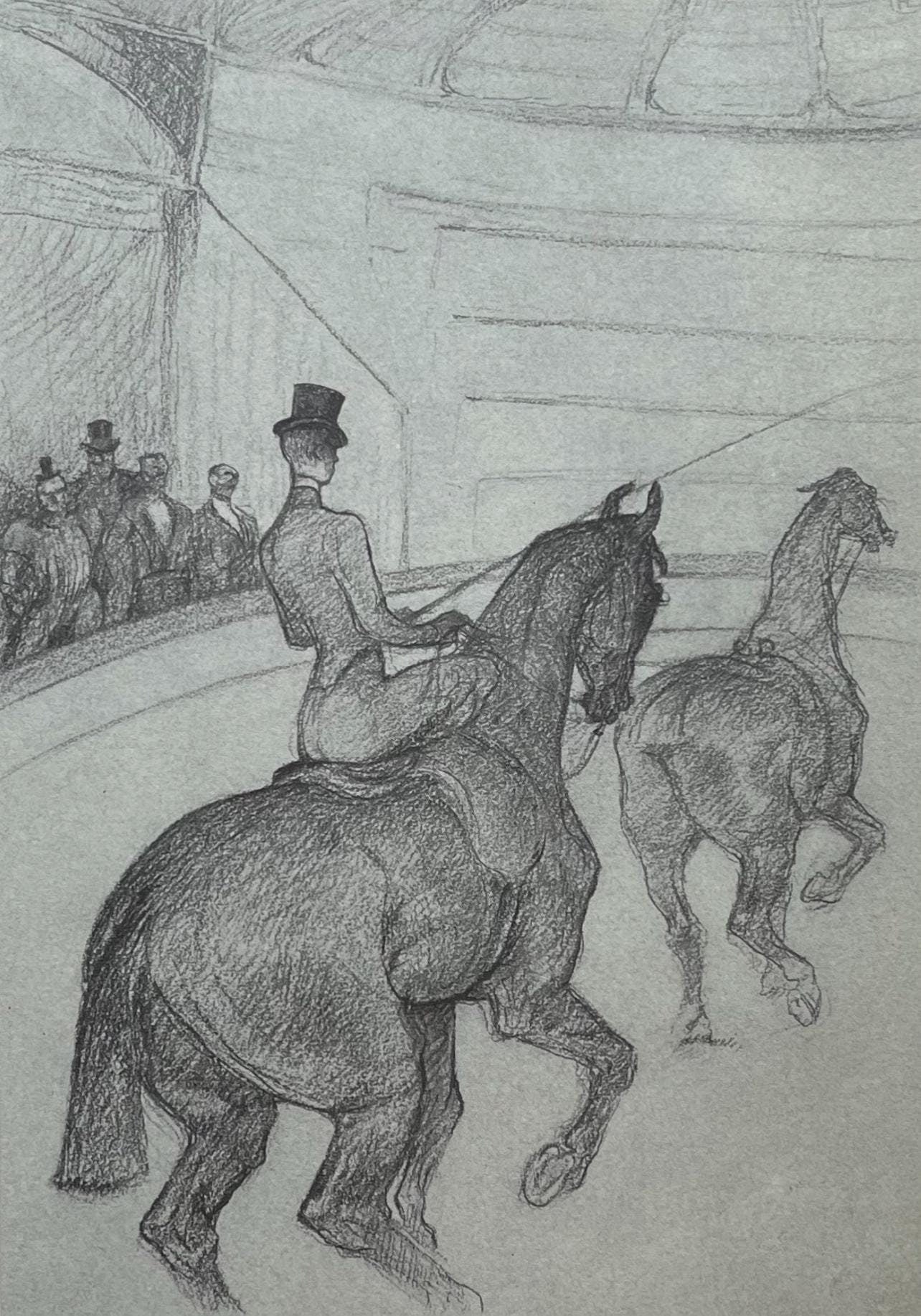 Henri De Toulouse-Lautrec, Haute Cole Equestrienne: The Tandem, Henri De Toulouse-Lautrec, At The